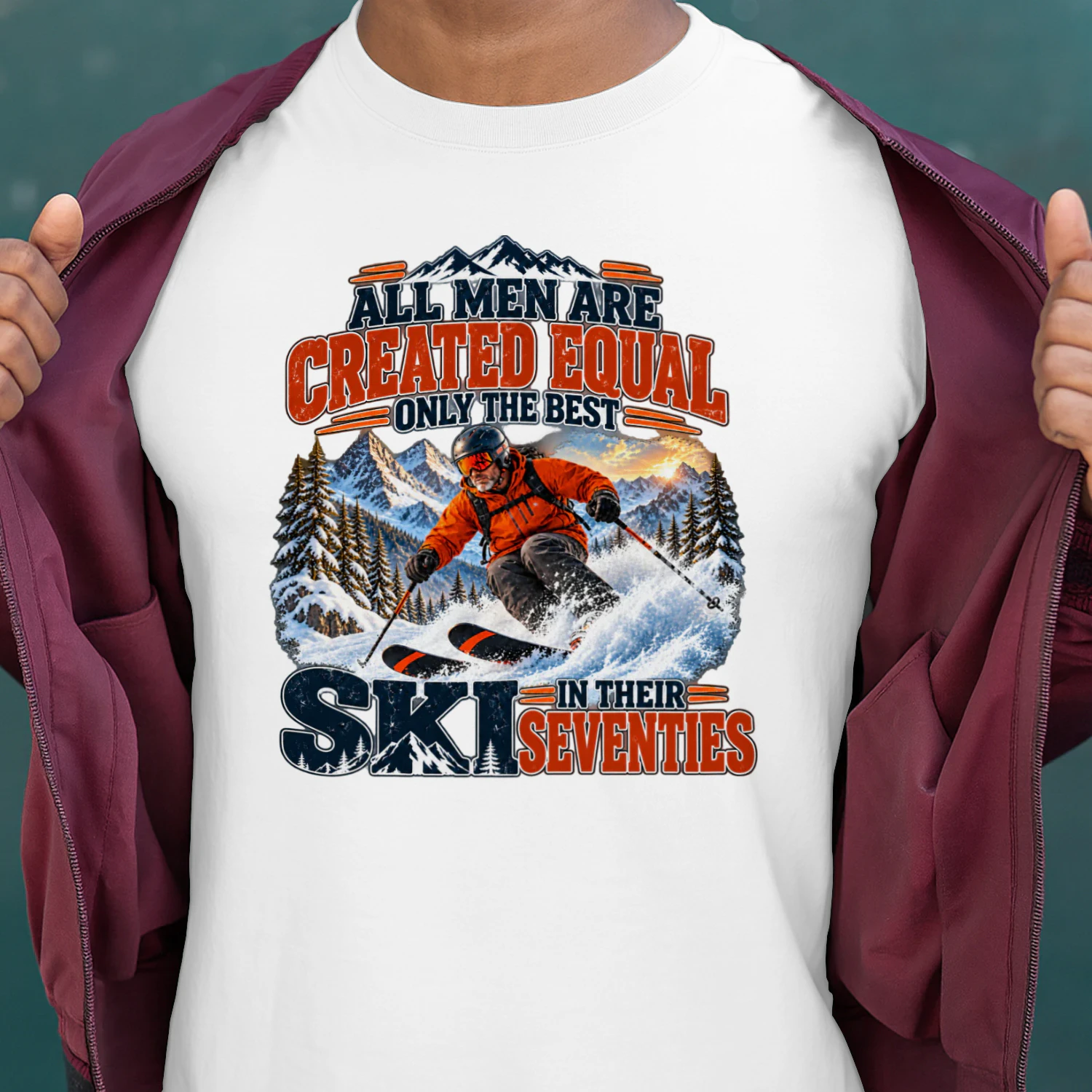V1 All Men Are Created Equal Only The Best Still Ski In Their Seventies
