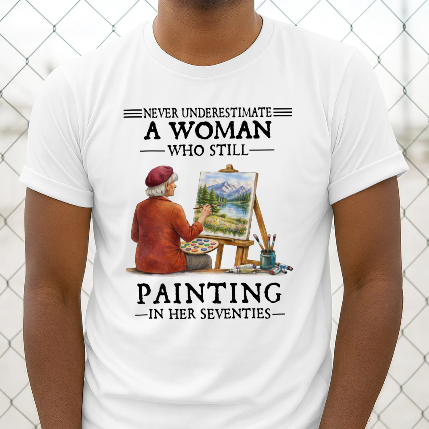 Never Underestimate A Woman Who Still Paints In Her Seventies