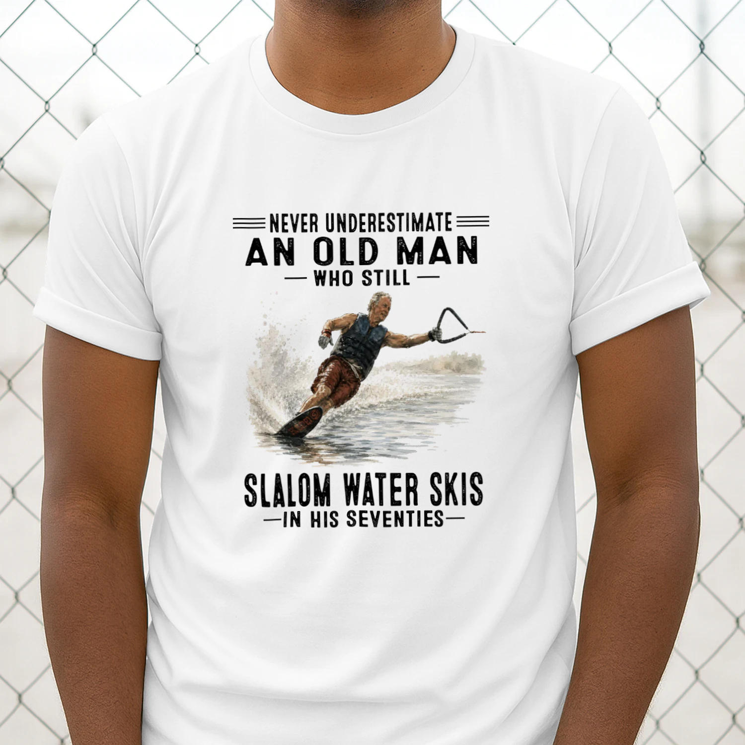 V1 Never Underestimate An Old Man Who Still Slalom Water Skis In His Seventies