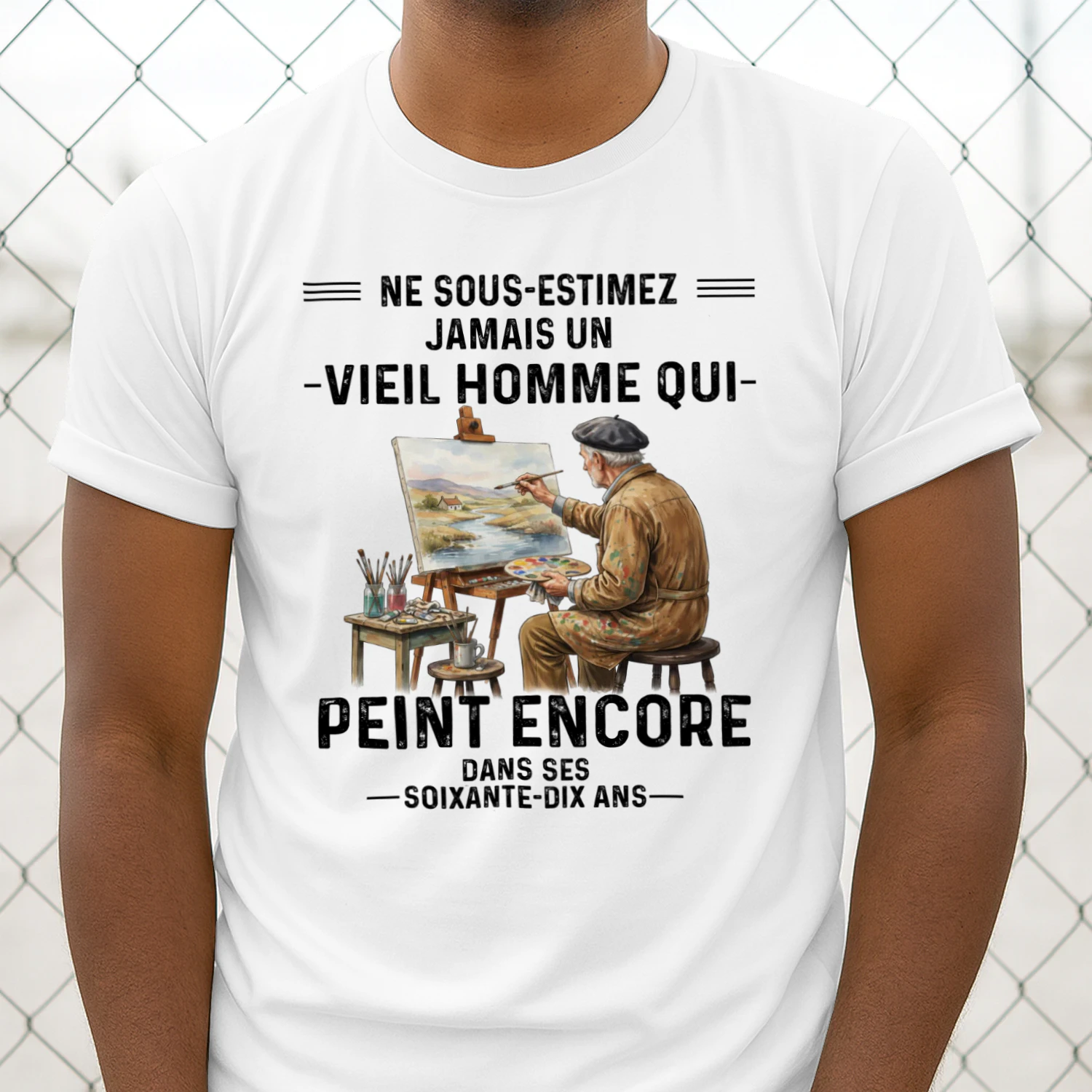 Ne Sous-Estimez Jamais Un Vieil Homme Qui Peint Encore Dans Ses 70 Ans