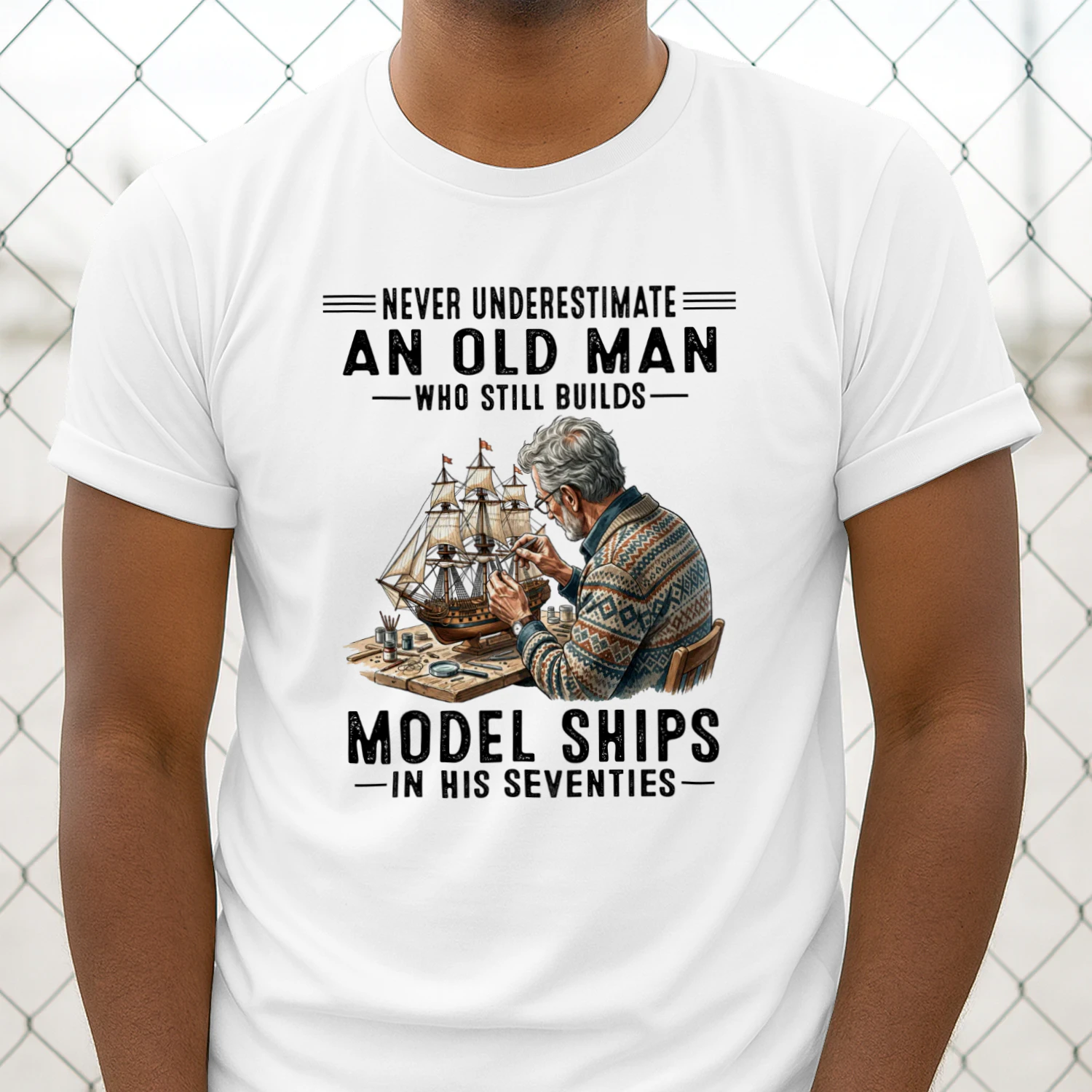 Never Underestimate An Old Man Who Still Builds Model Ships In His Seventies