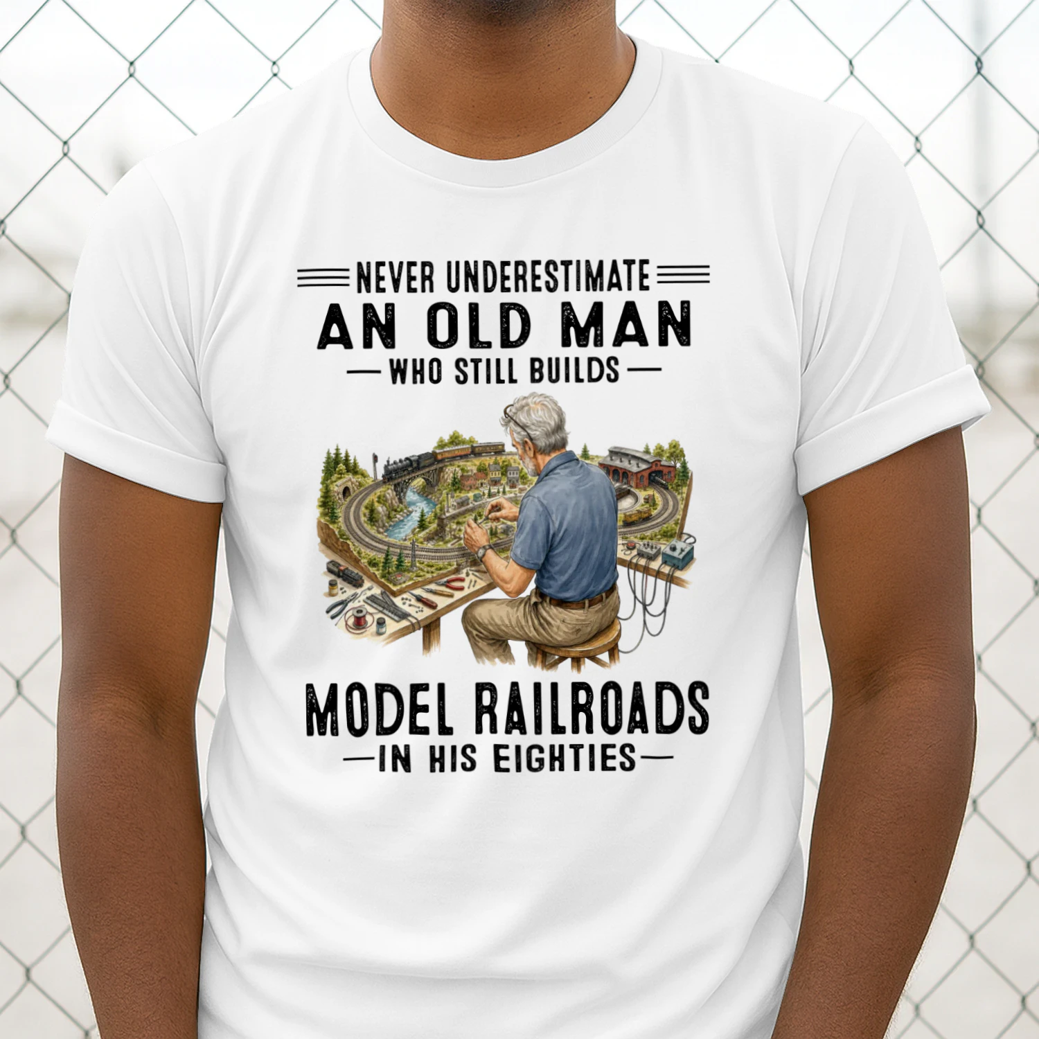Never Underestimate An Old Man Who Still Builds Model Railroads In His Eighties