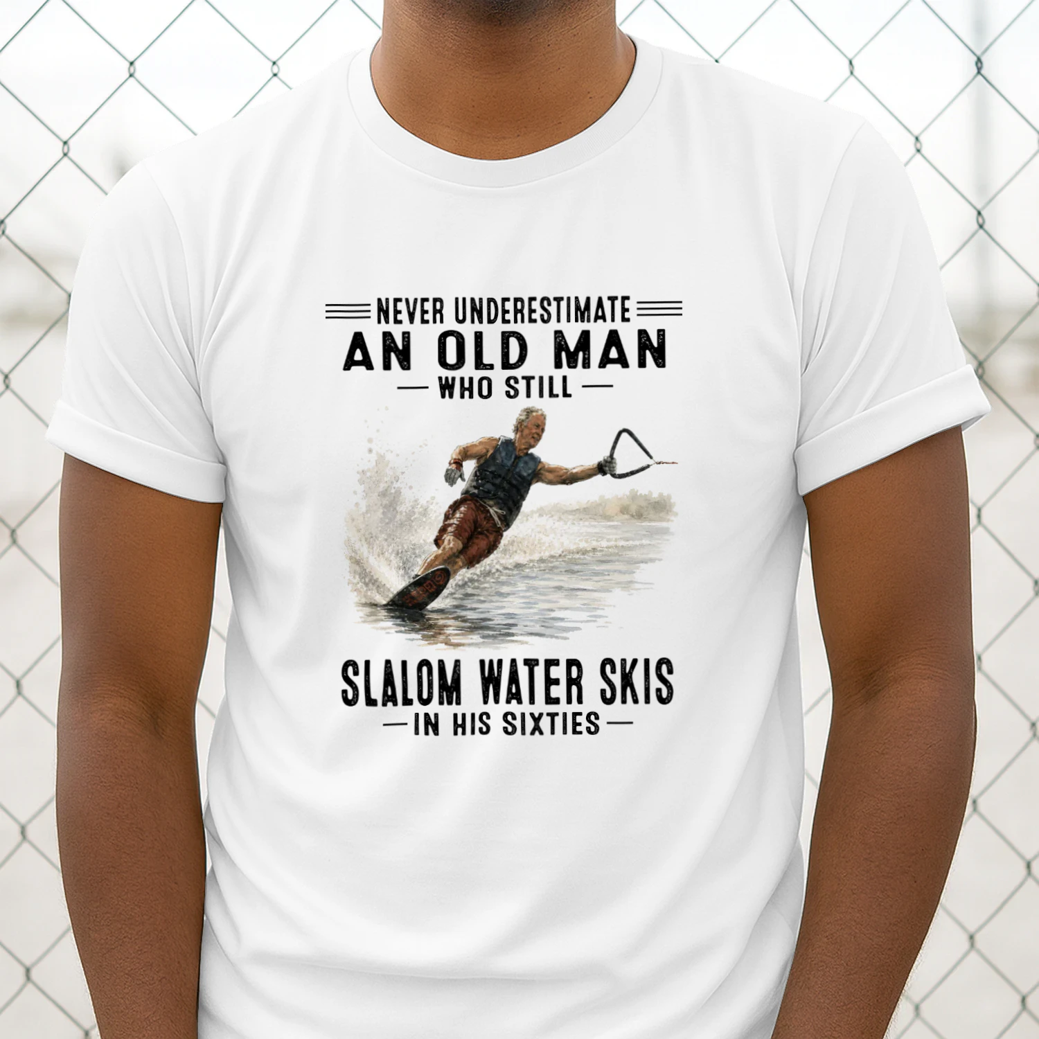 V1 Never Underestimate An Old Man Who Still Slalom Water Skis In His Sixties