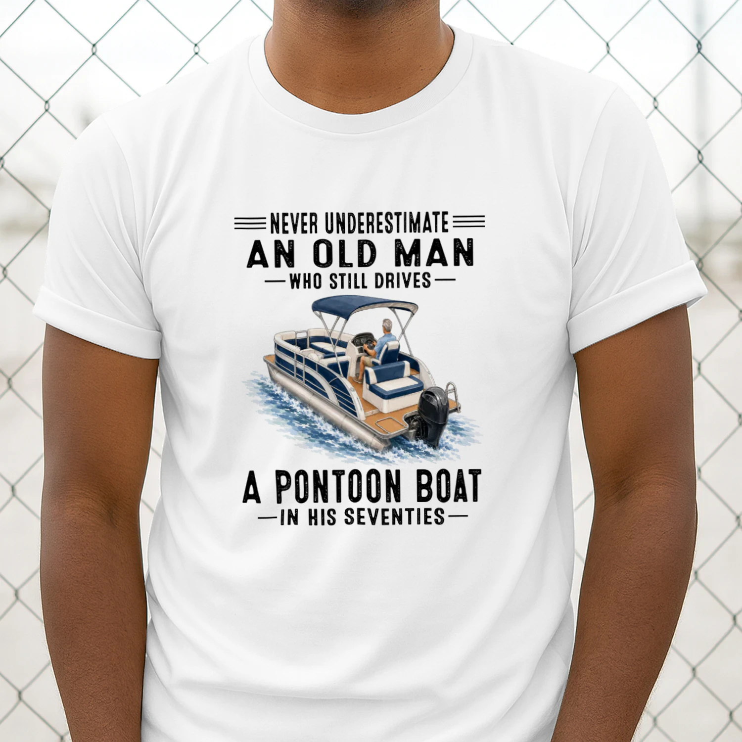 V1 Never Underestimate An Old Man Who Still Drives A Pontoon Boat In His Seventies