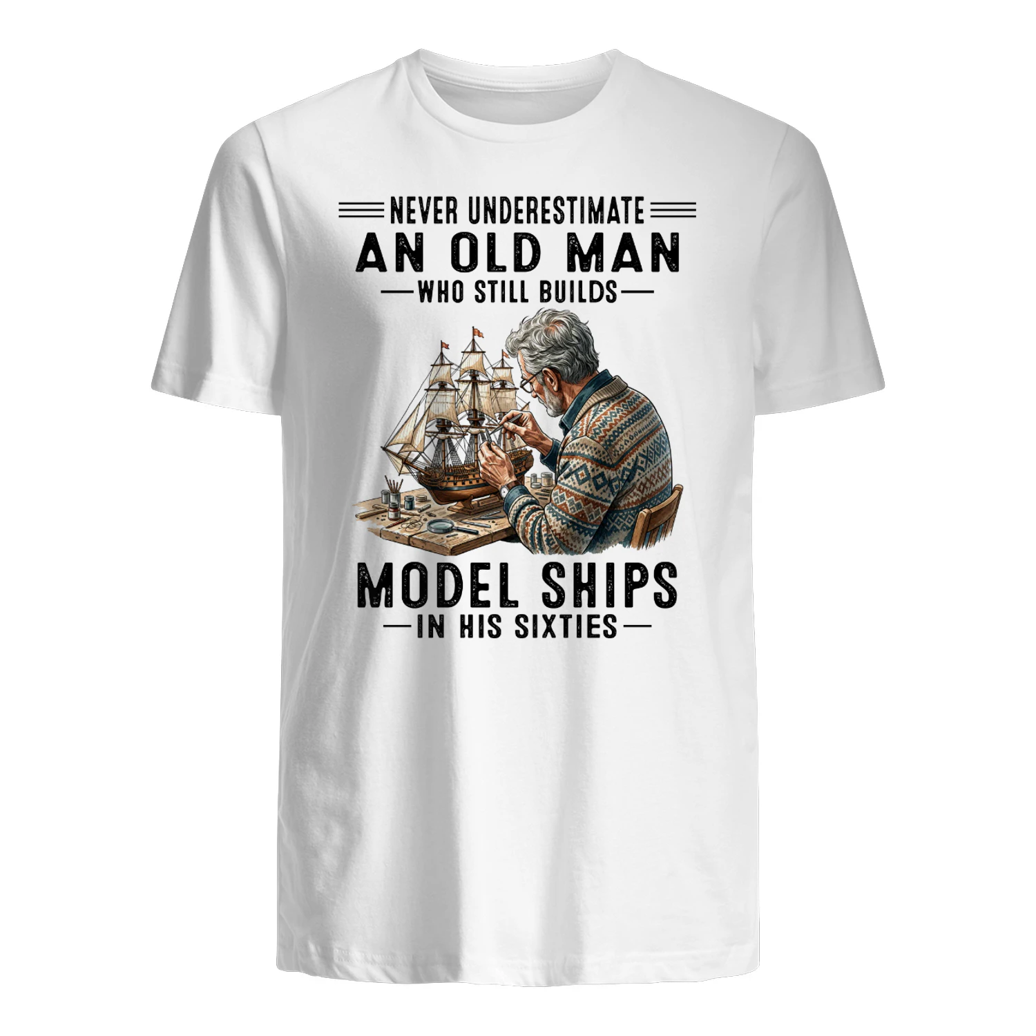 Never Underestimate An Old Man Who Still Builds Model Ships In His Sixties
