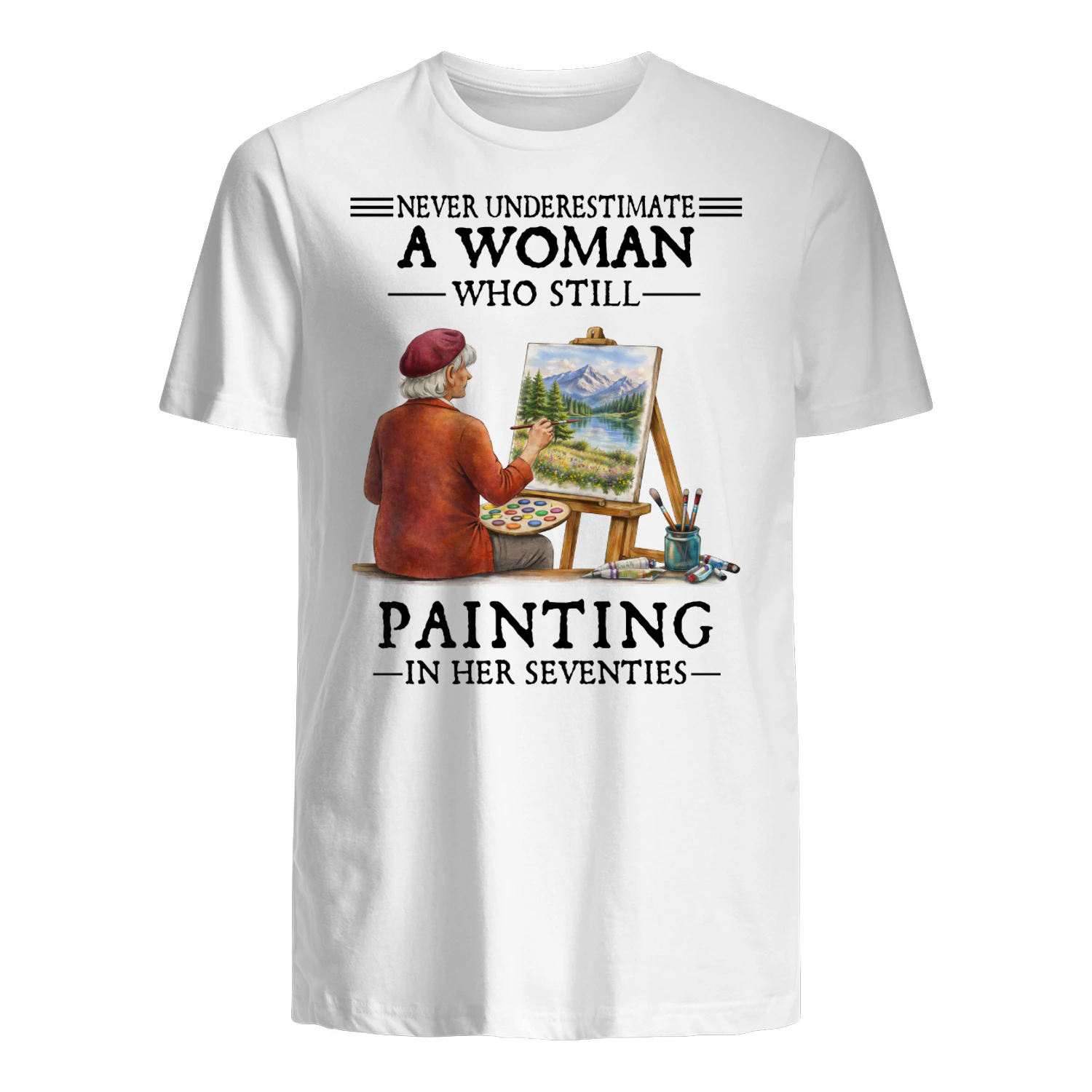 Never Underestimate A Woman Who Still Paints In Her Seventies