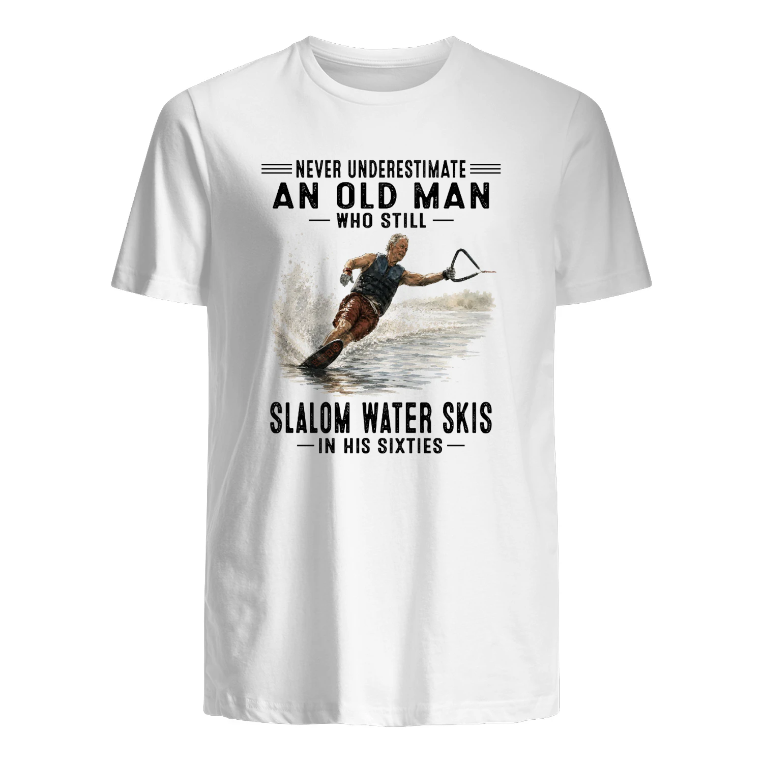V1 Never Underestimate An Old Man Who Still Slalom Water Skis In His Sixties