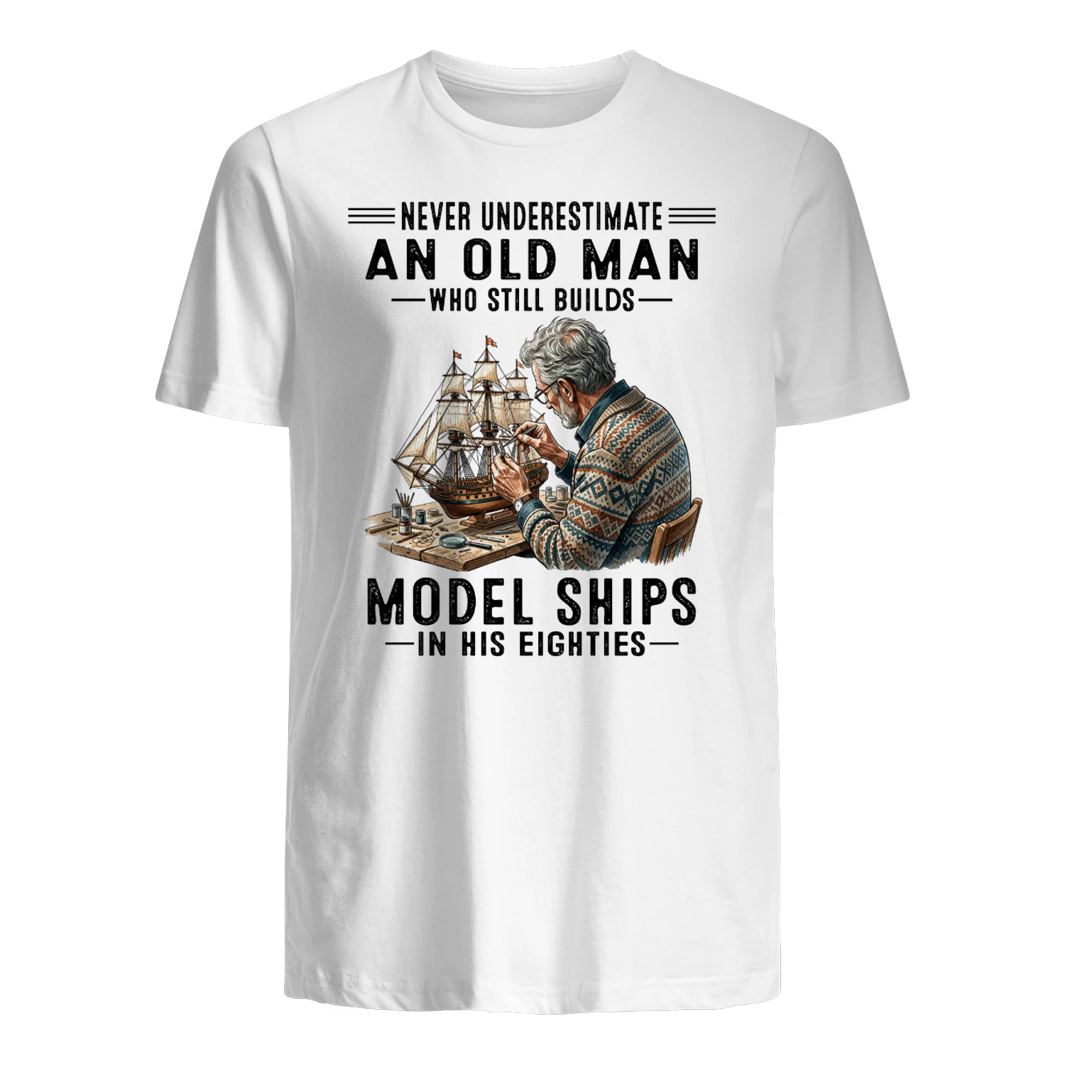 Never Underestimate An Old Man Who Still Builds Model Ships In His Eighties