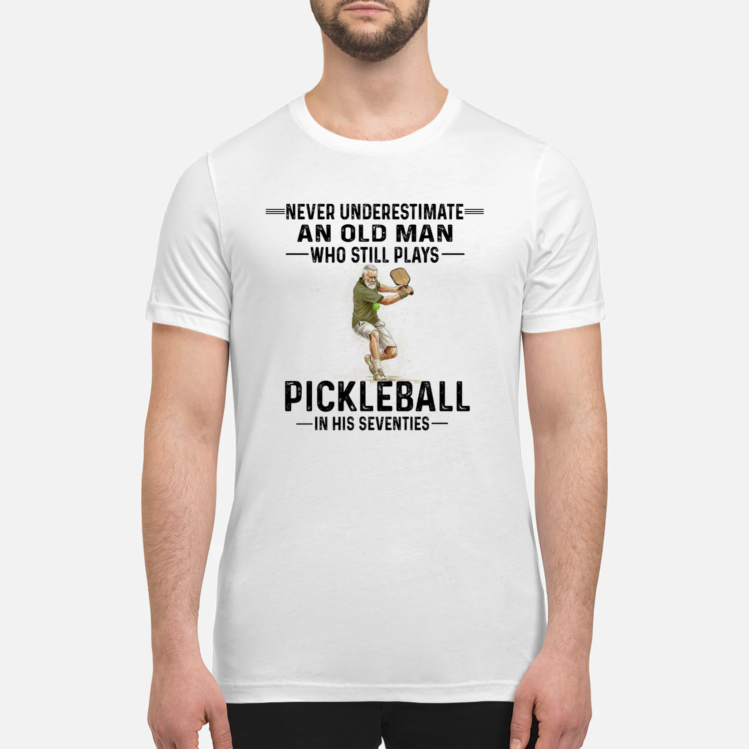 Never Underestimate A Man Who Still Plays Pickleball In His Seventies