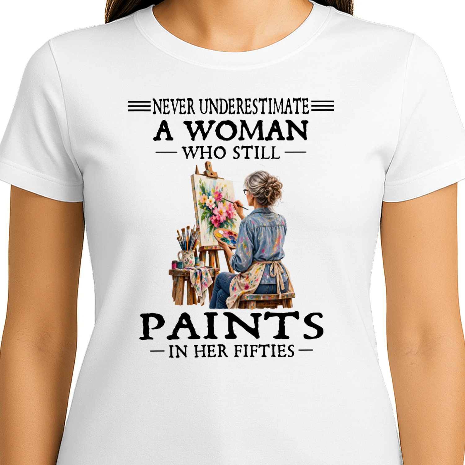 V2 Never Underestimate A Woman Who Still Paints In Her Fifties
