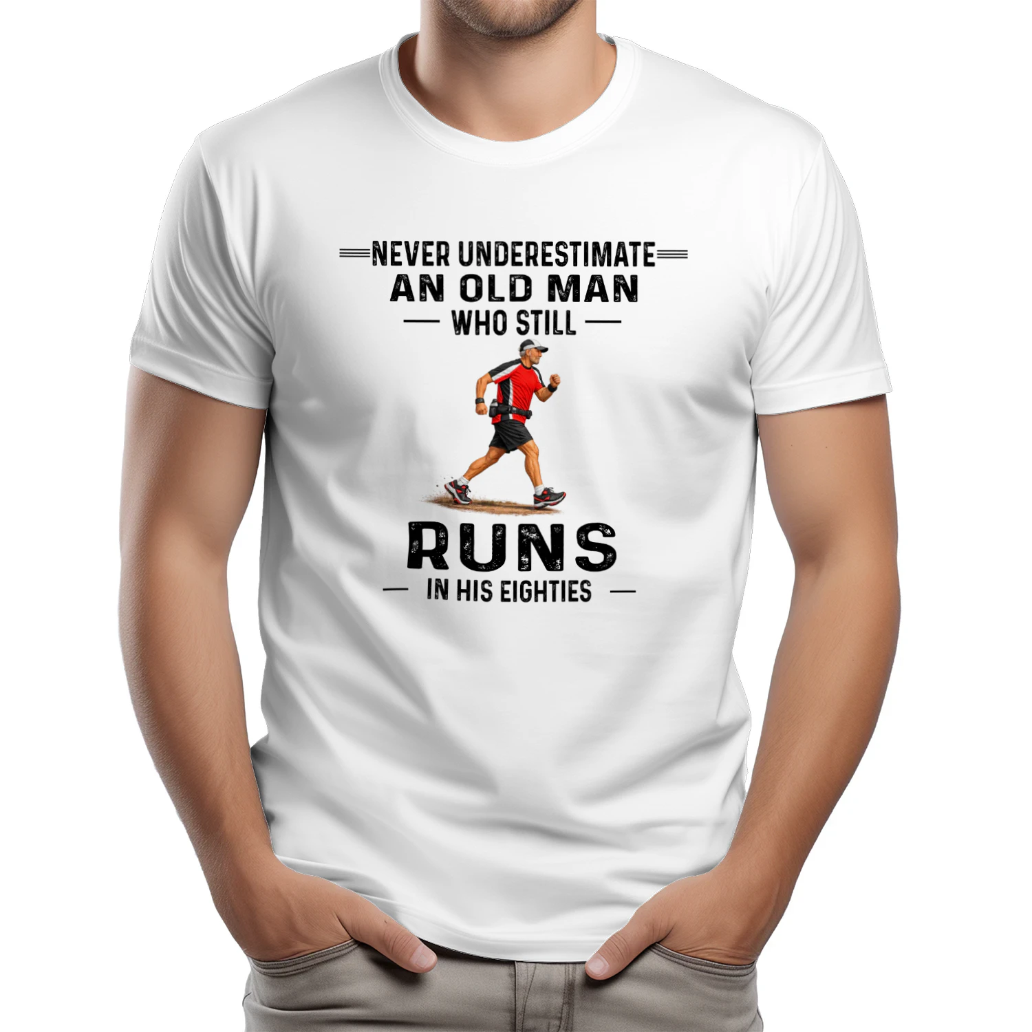 Never Underestimate A Man Who Still Runs In His Eighties