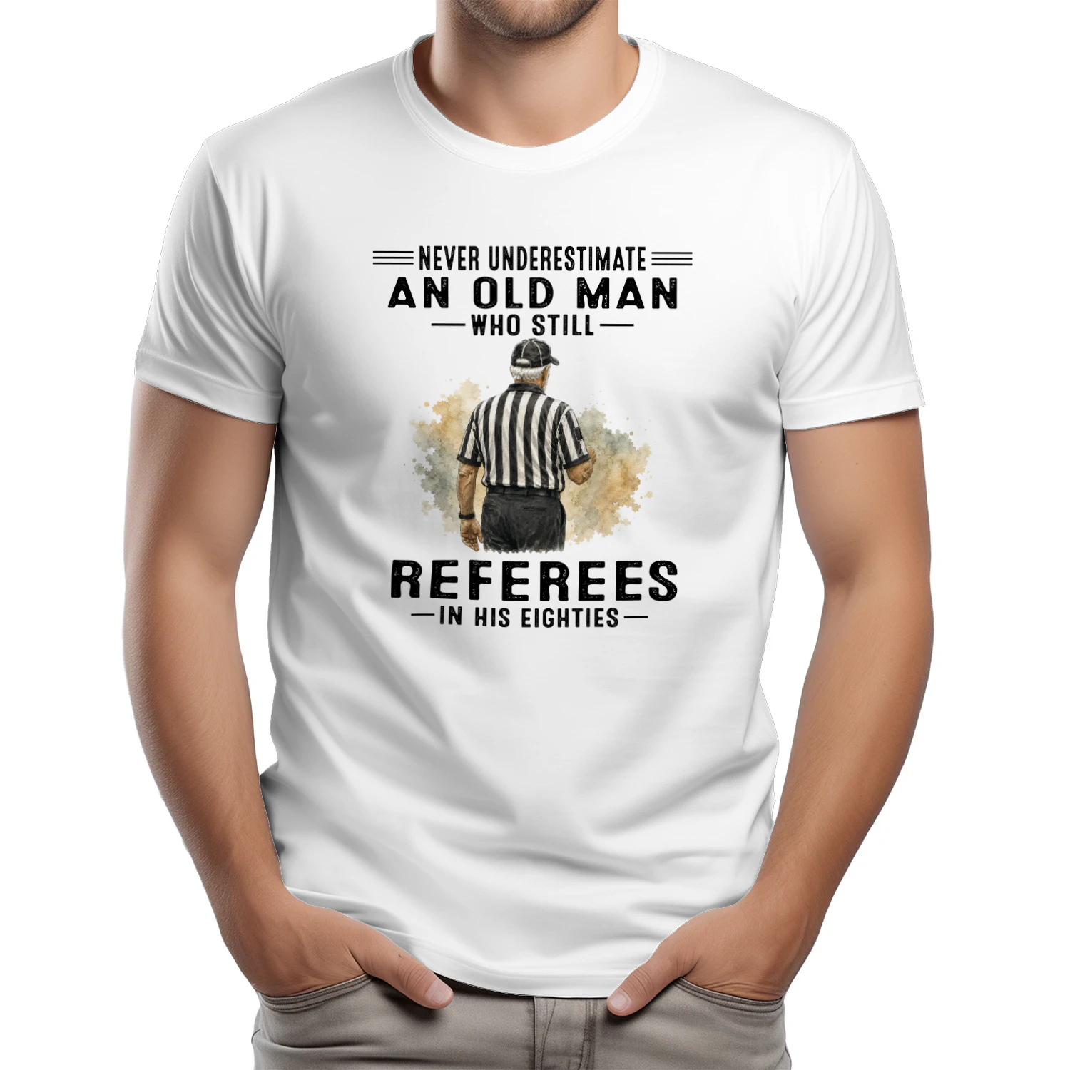 Never Underestimate An Old Man Who Still Referees In His Eighties