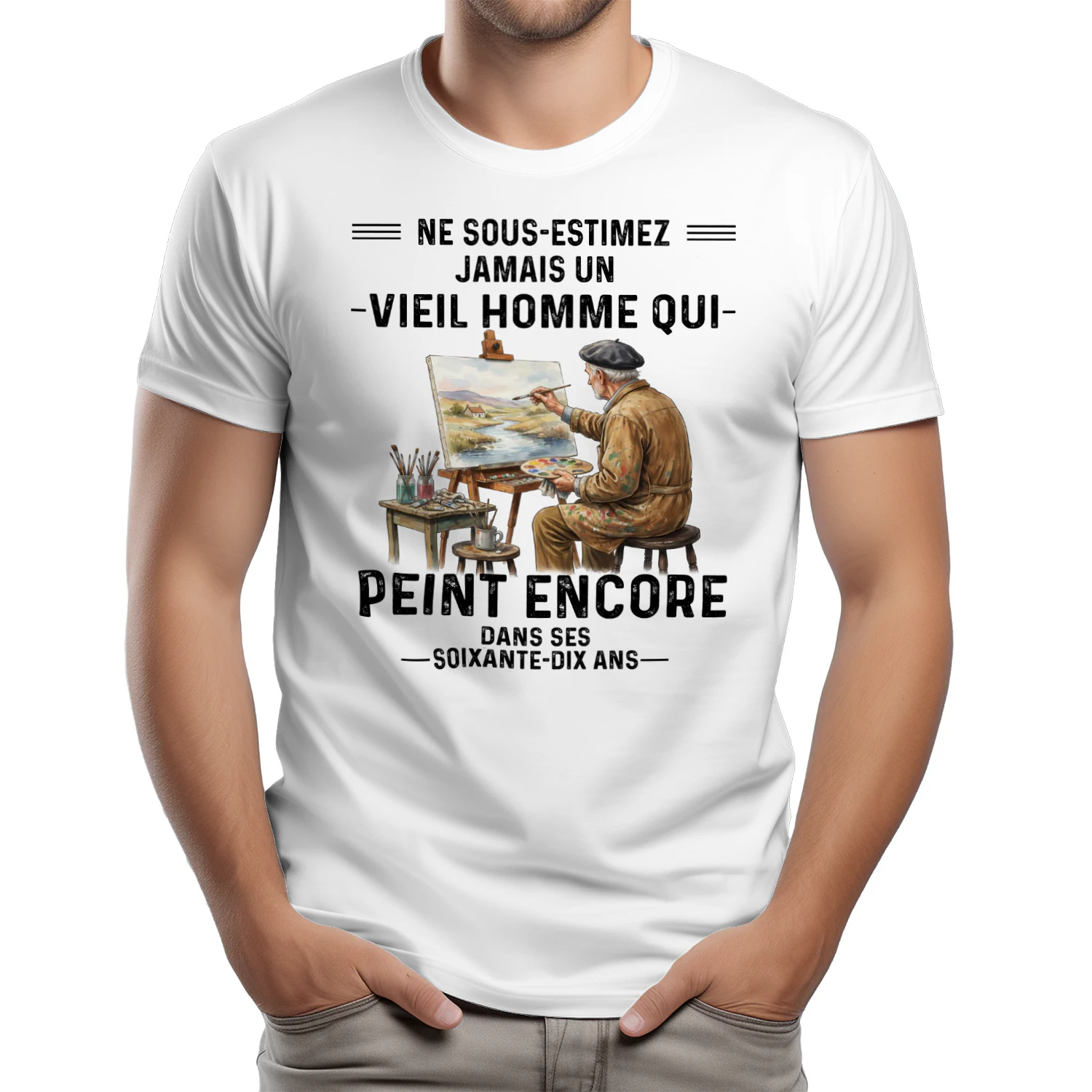 Ne Sous-Estimez Jamais Un Vieil Homme Qui Peint Encore Dans Ses 70 Ans