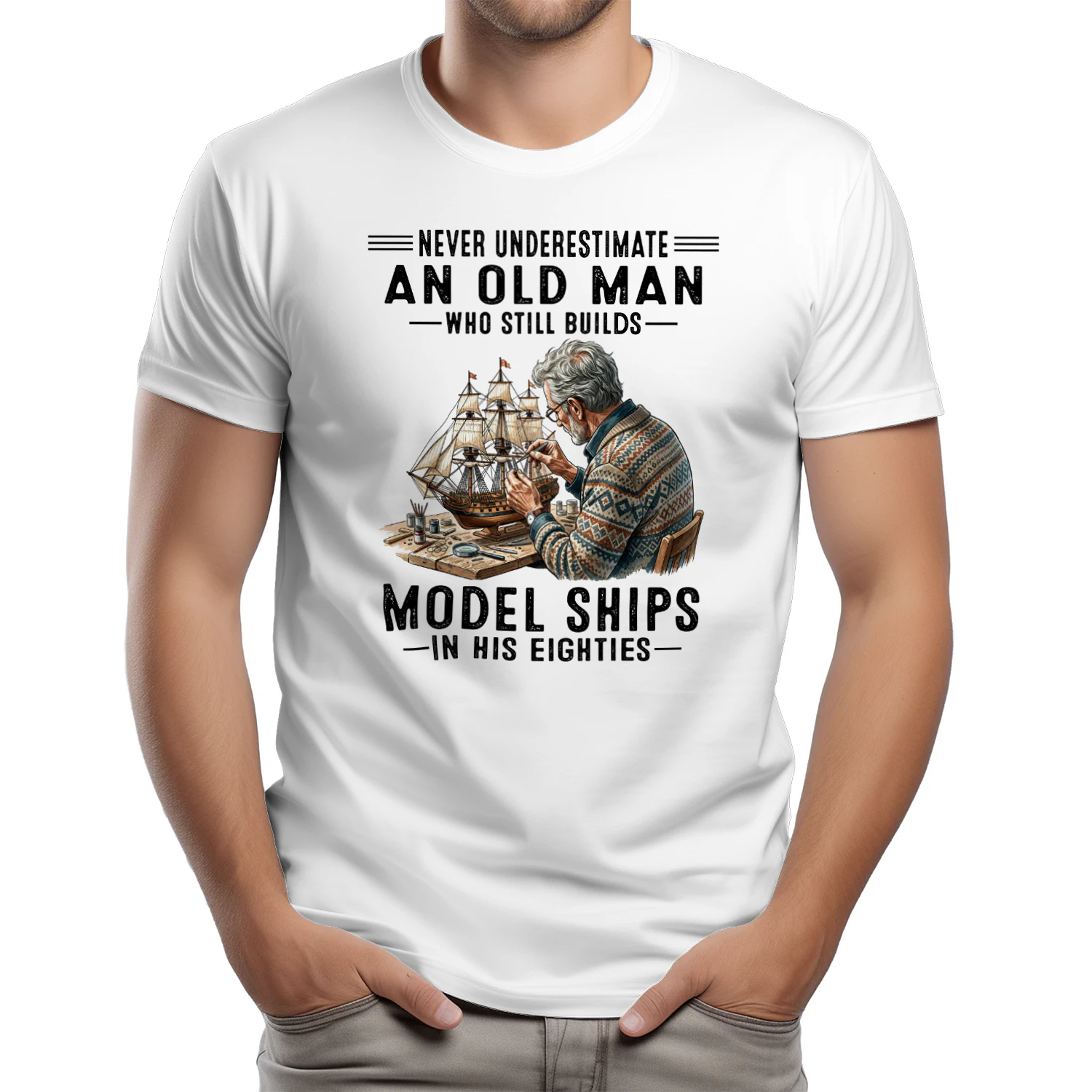 Never Underestimate An Old Man Who Still Builds Model Ships In His Eighties