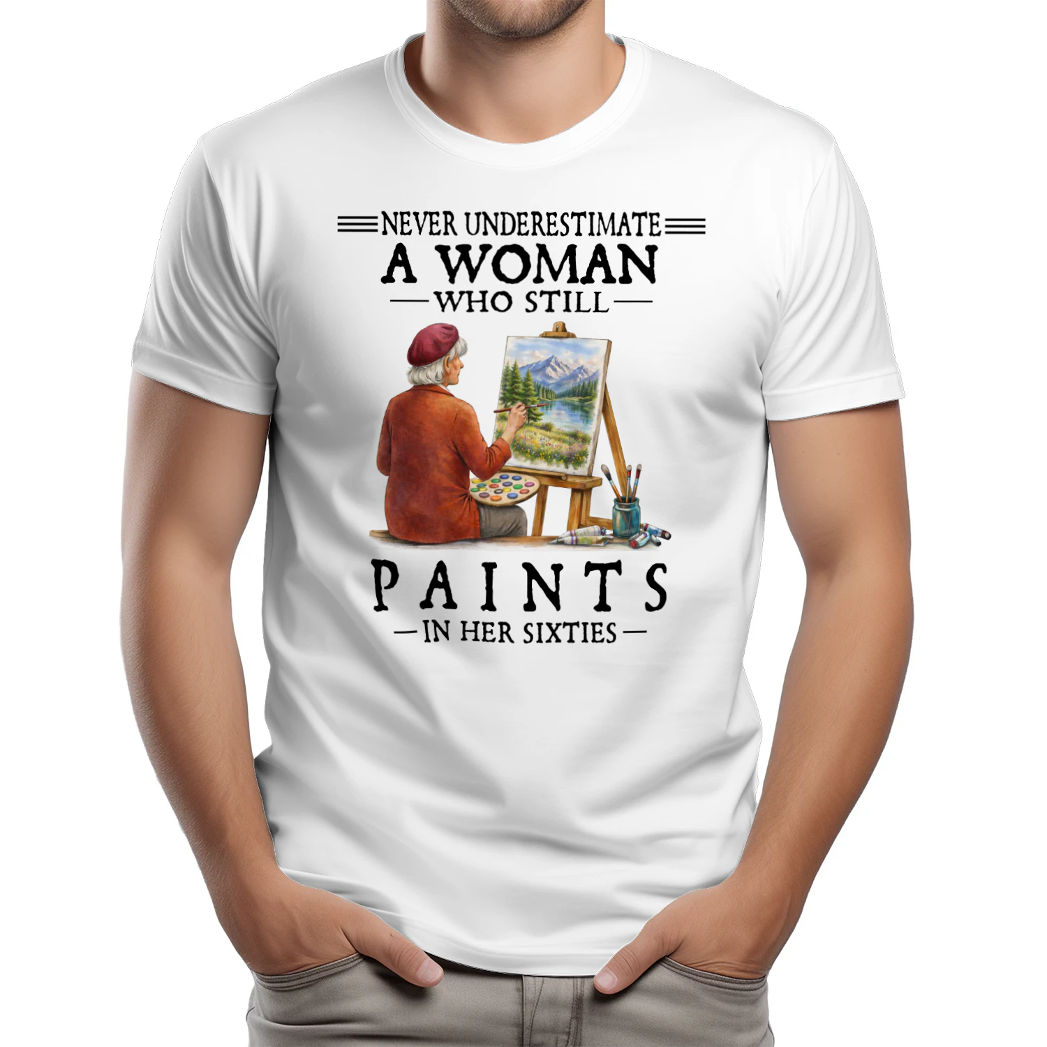 Never Underestimate A Woman Who Still Paints In Her Sixties