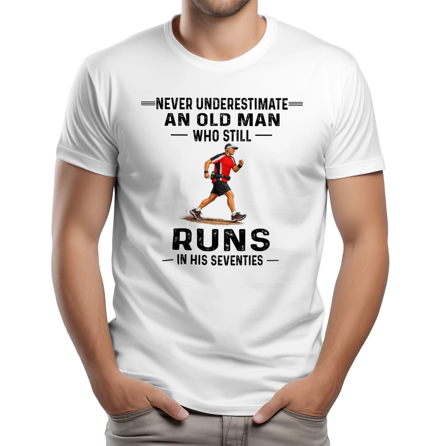 Never Underestimate A Man Who Still Runs In His Seventies