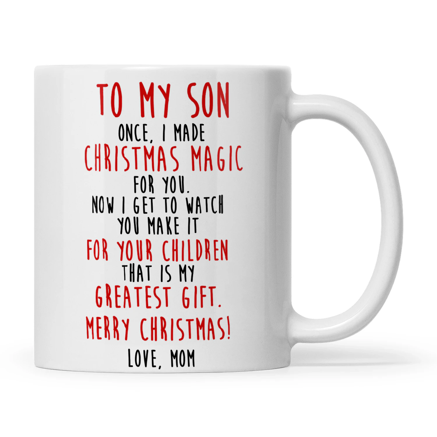 US V2 To My Son - I Made Christmas Magic For You