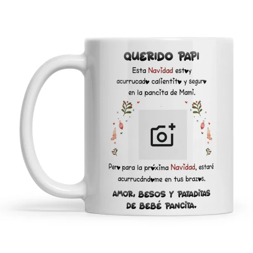 Querido Papi 001P - Foto personalizada Feliz navidad