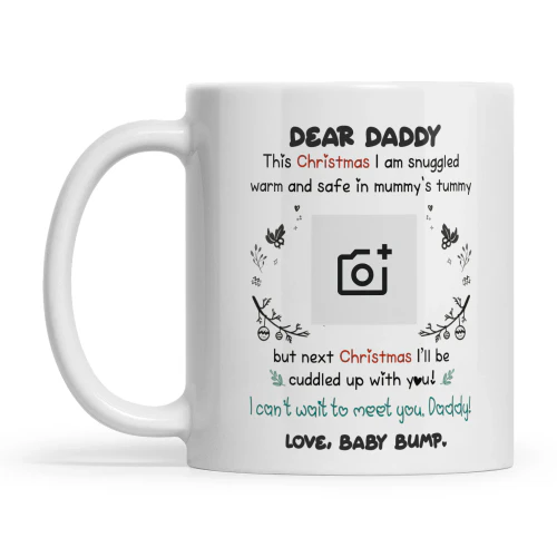 Dear Daddy 001P - Photo Personalized Christmas Gift