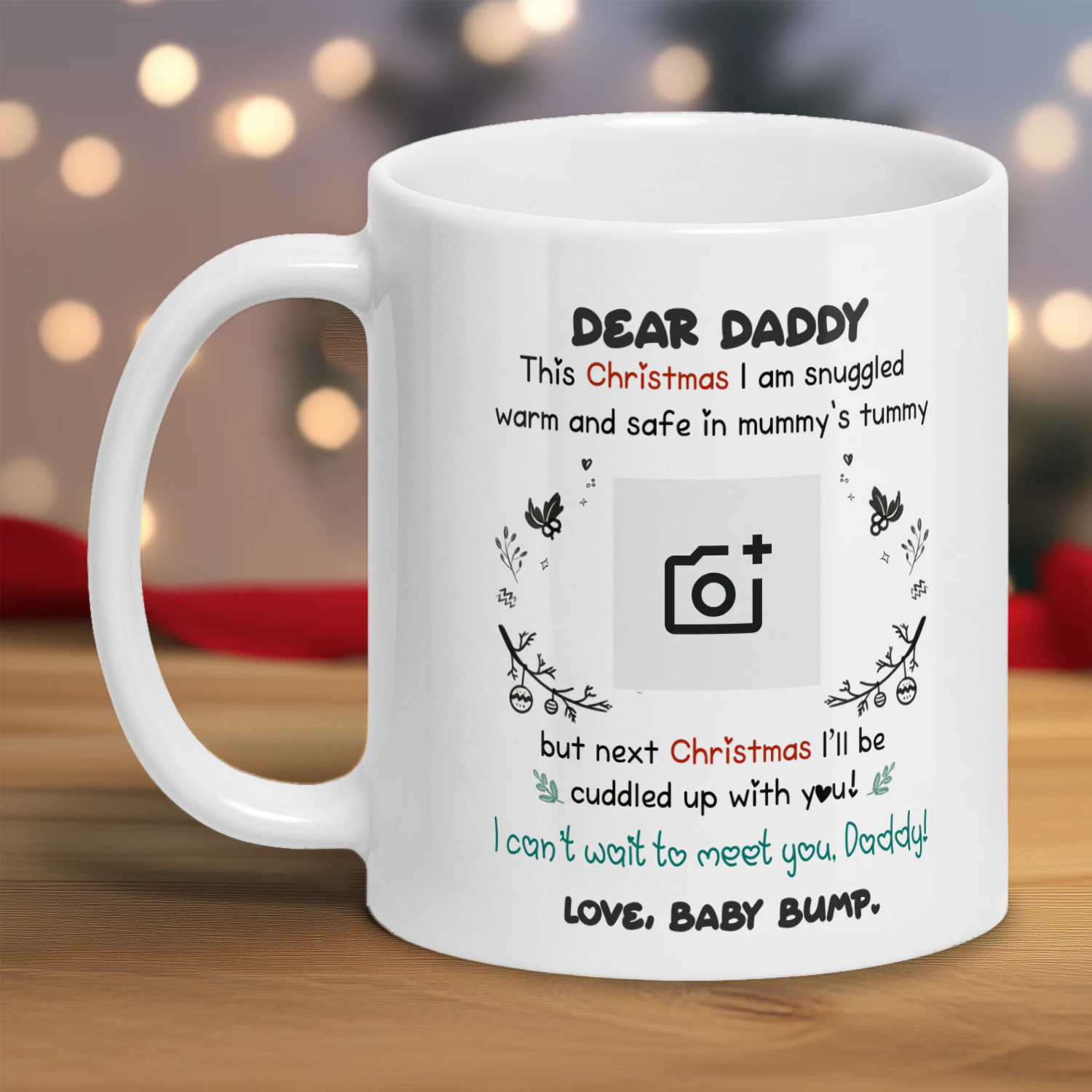 Dear Daddy Photo Personalized