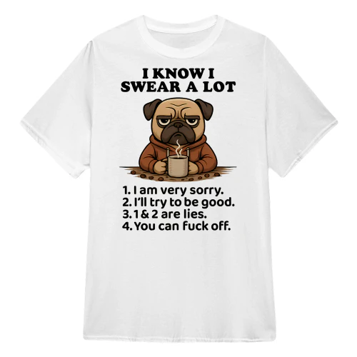 I Know I Swear A Lot - Pug