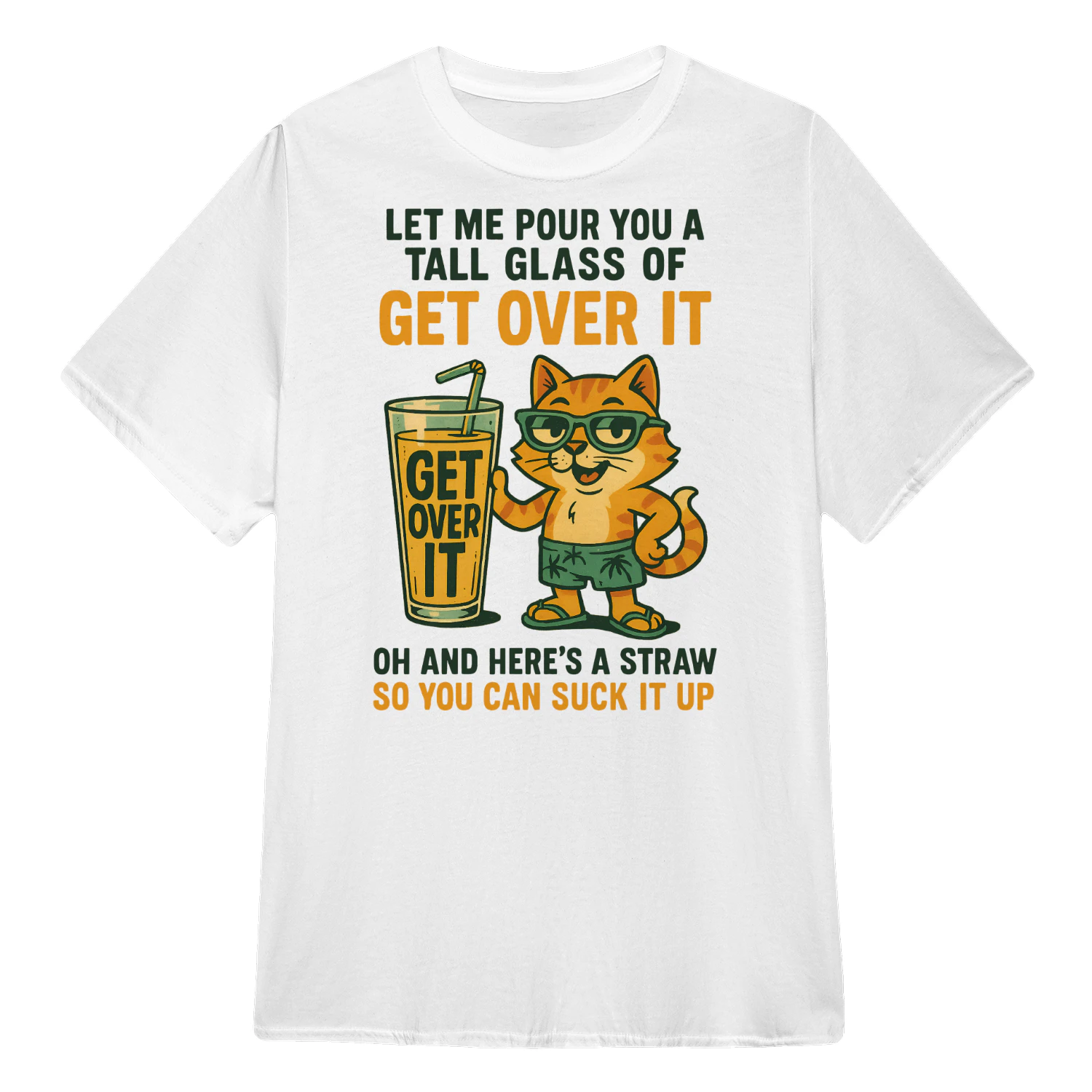 Let Me Pour You A Tall Glass - Cat