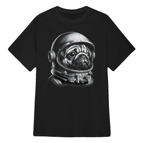 Pug Astronaut Space Helmet