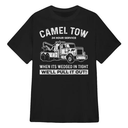 Camel Towing Tow Truck Adult Humor Camel Towing