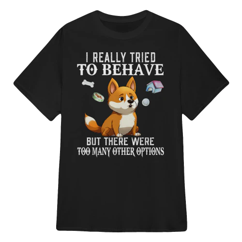 Naughty Shiba Inu Tried to Behave