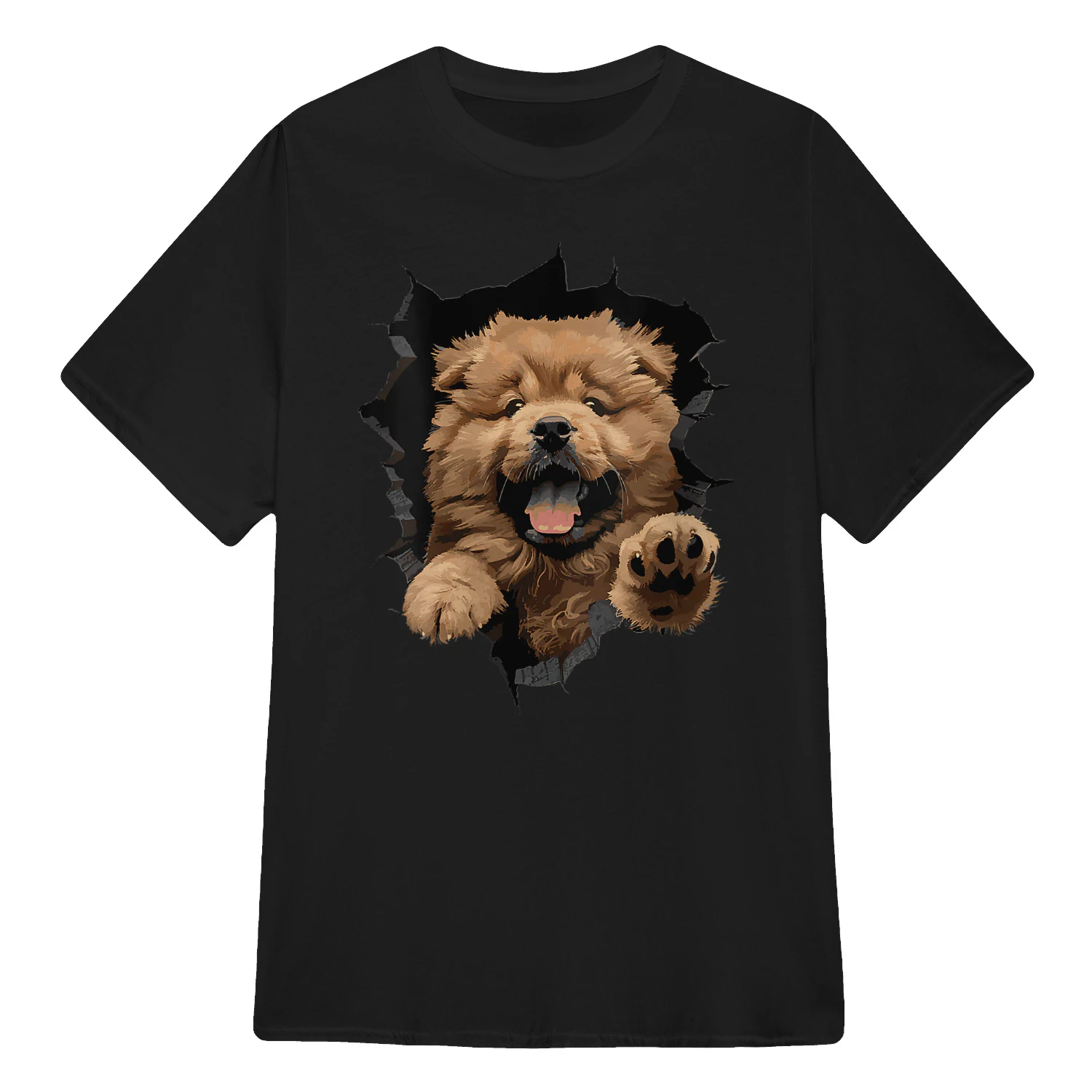 Chow Chow Breakthrough Wall 3D 