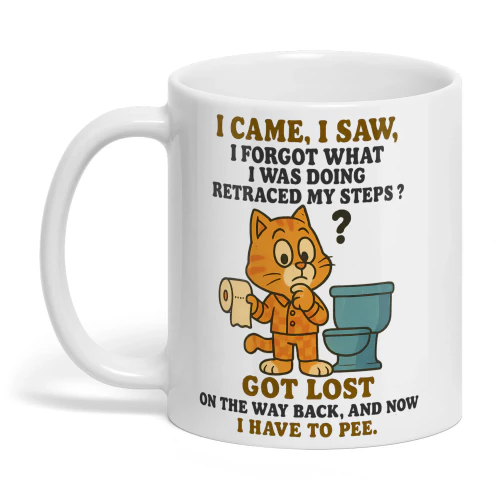 I Came, I Saw, I Forgot What I Was Doing- Cat