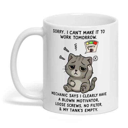 Sorry I Can't Make It - Cat