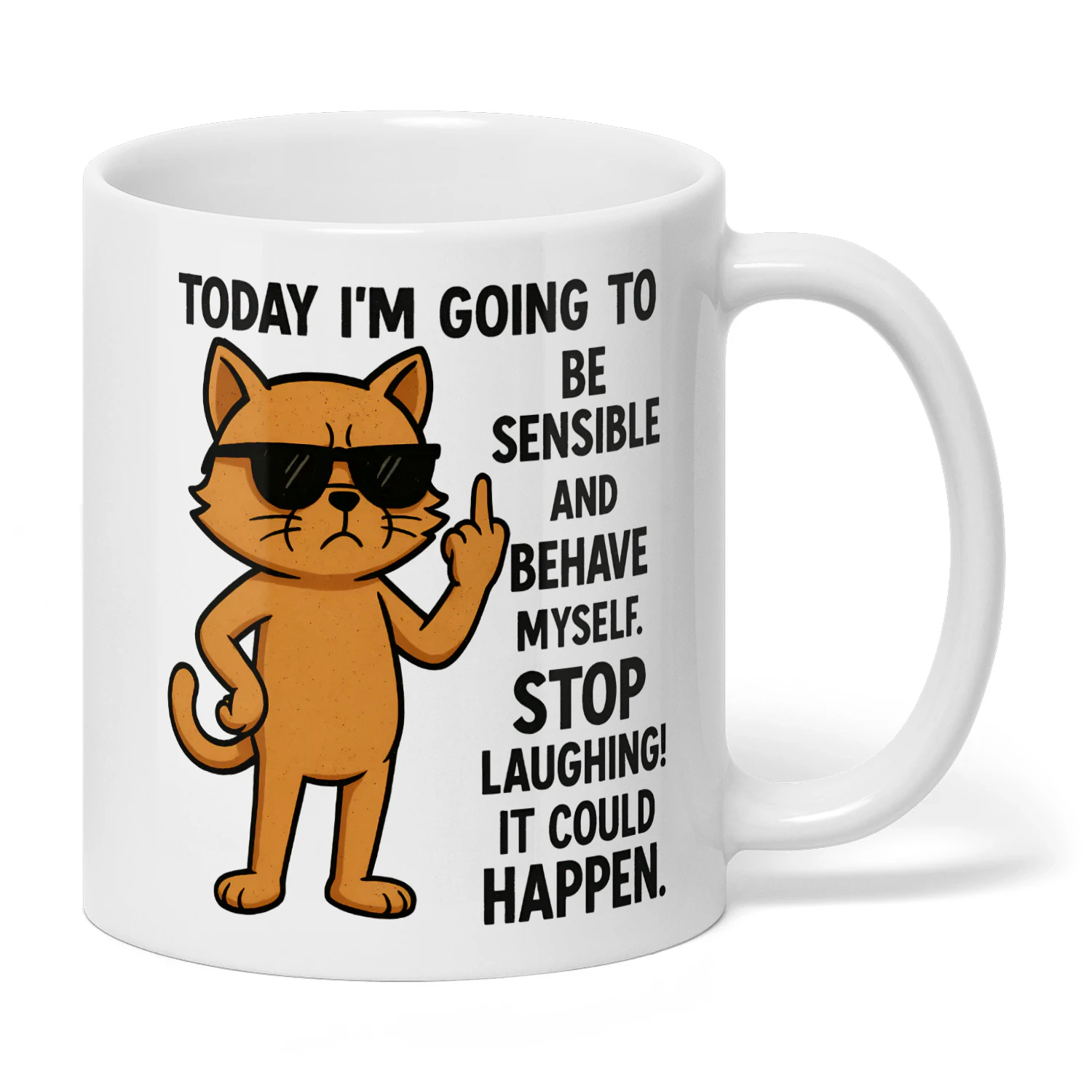 Today I'm Going To Be Sensible- Cat