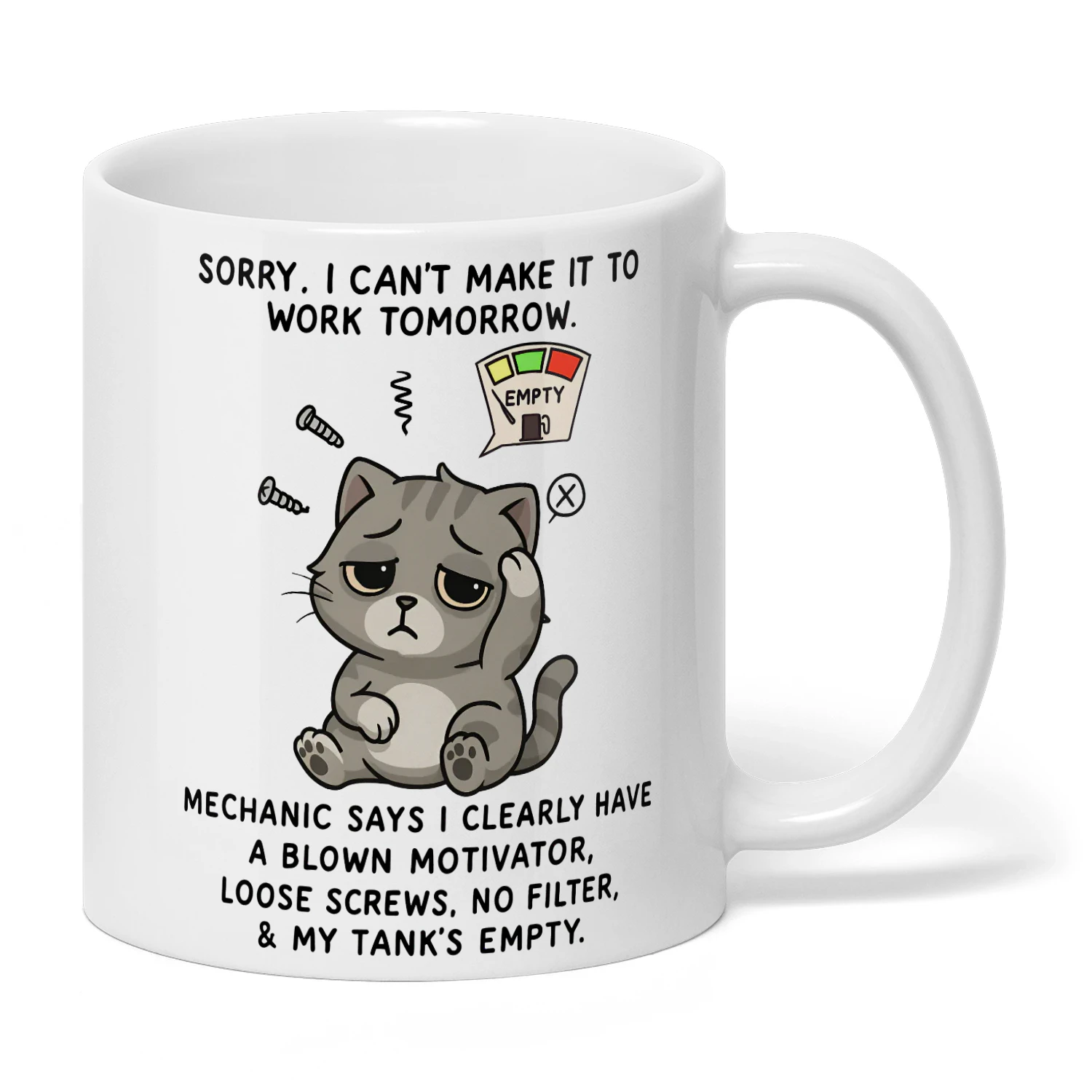 Sorry I Can't Make It - Cat