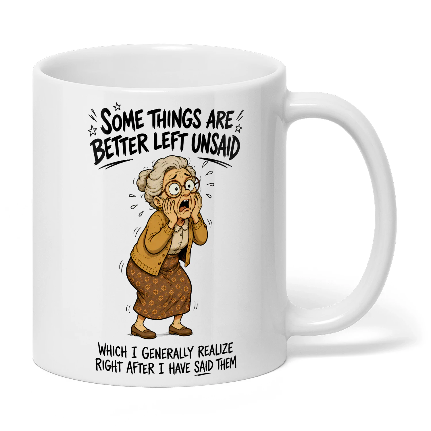 Some Things Are Better Left Unsaid - Classic Lady