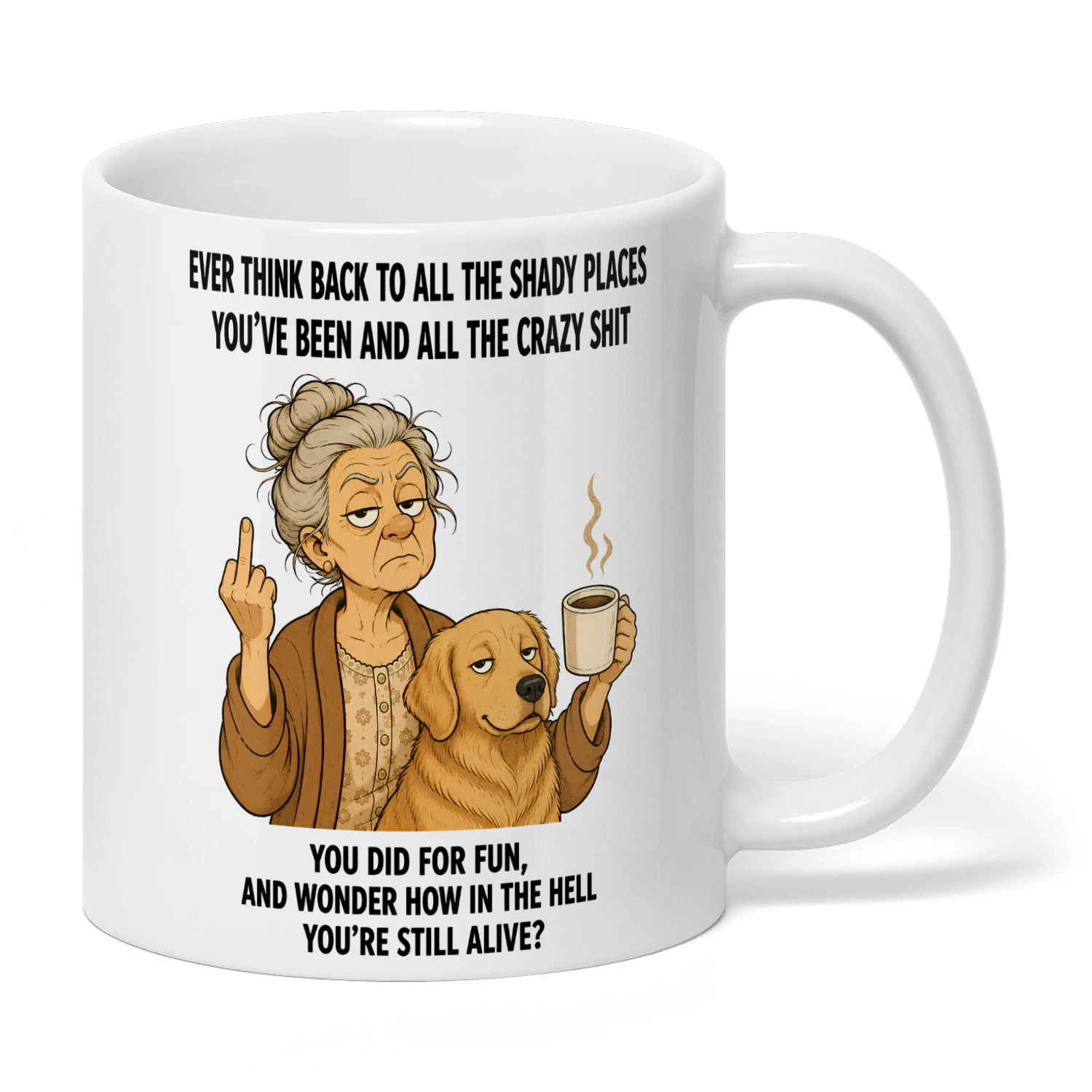 Ever Think Back To All The Shady - Golden Retriever