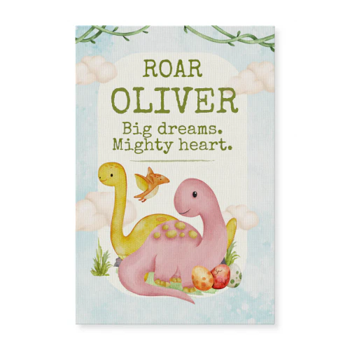 Custom Dinosaurs Boy or Girl Name