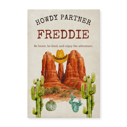 Custom Western desert name