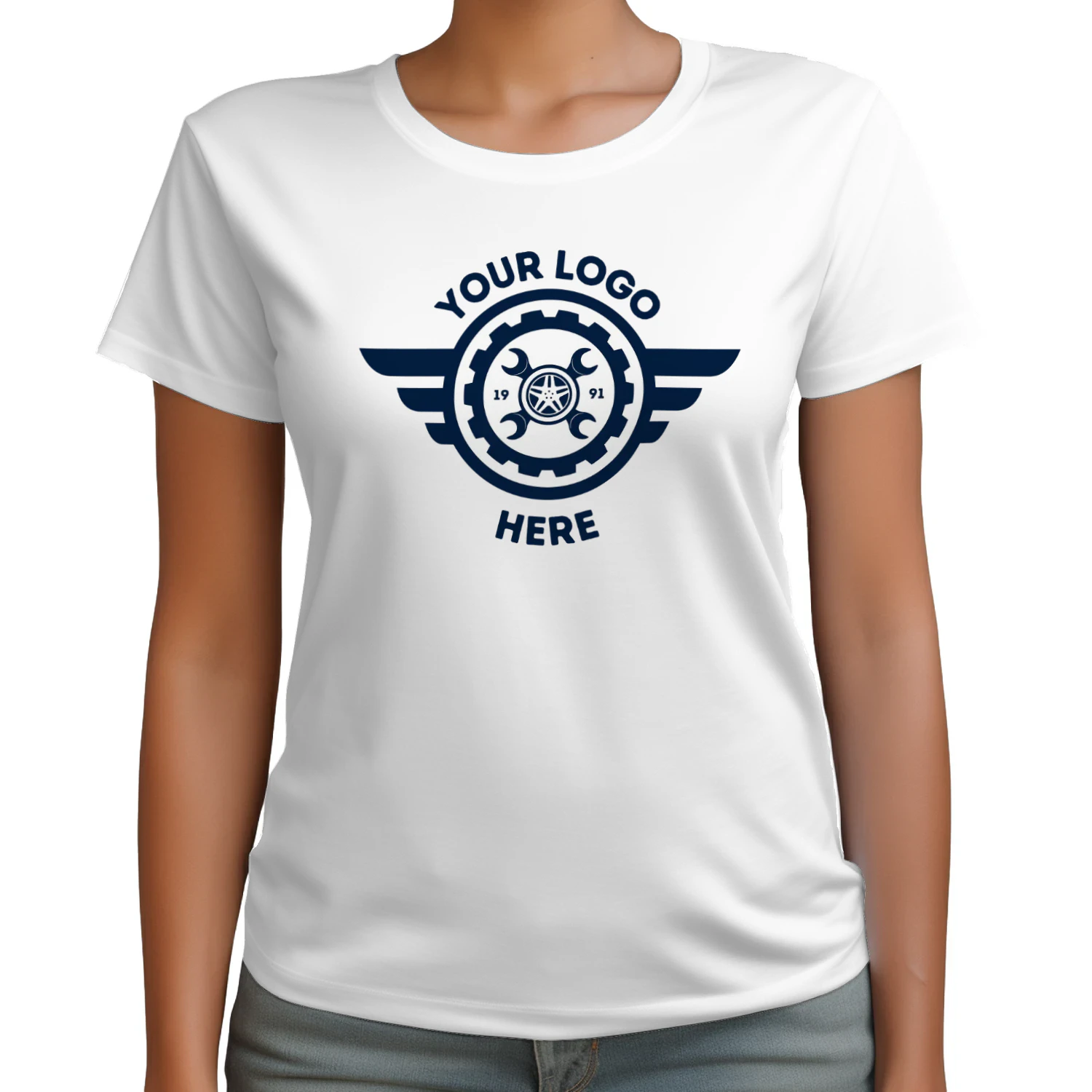 Custom Logo Unisex Heavy Cotton T-shirt