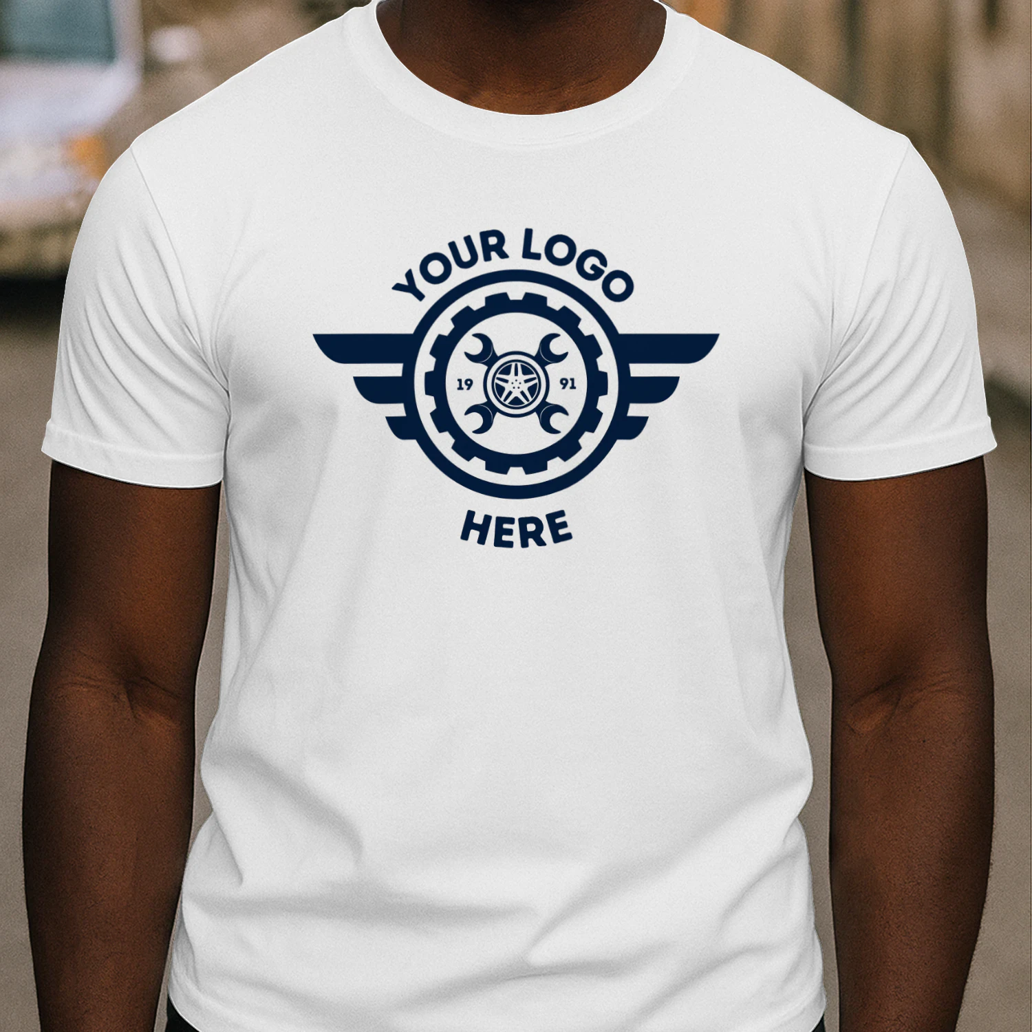 Custom Logo Unisex Heavy Cotton T-shirt