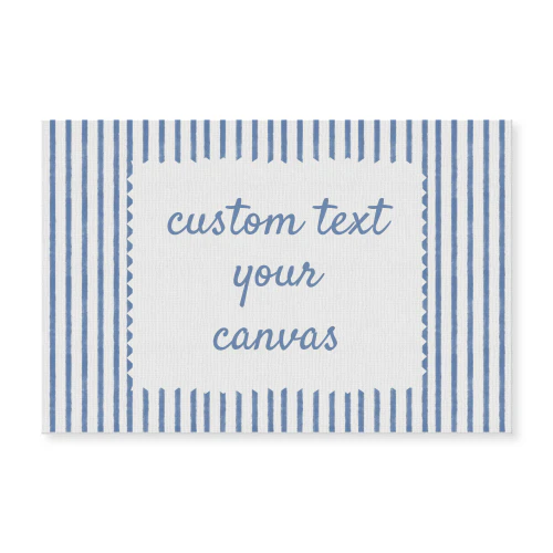 Srtipe Pattern Custom Text 