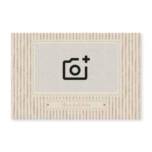 Family Gift Custom Image and Text Canvas 