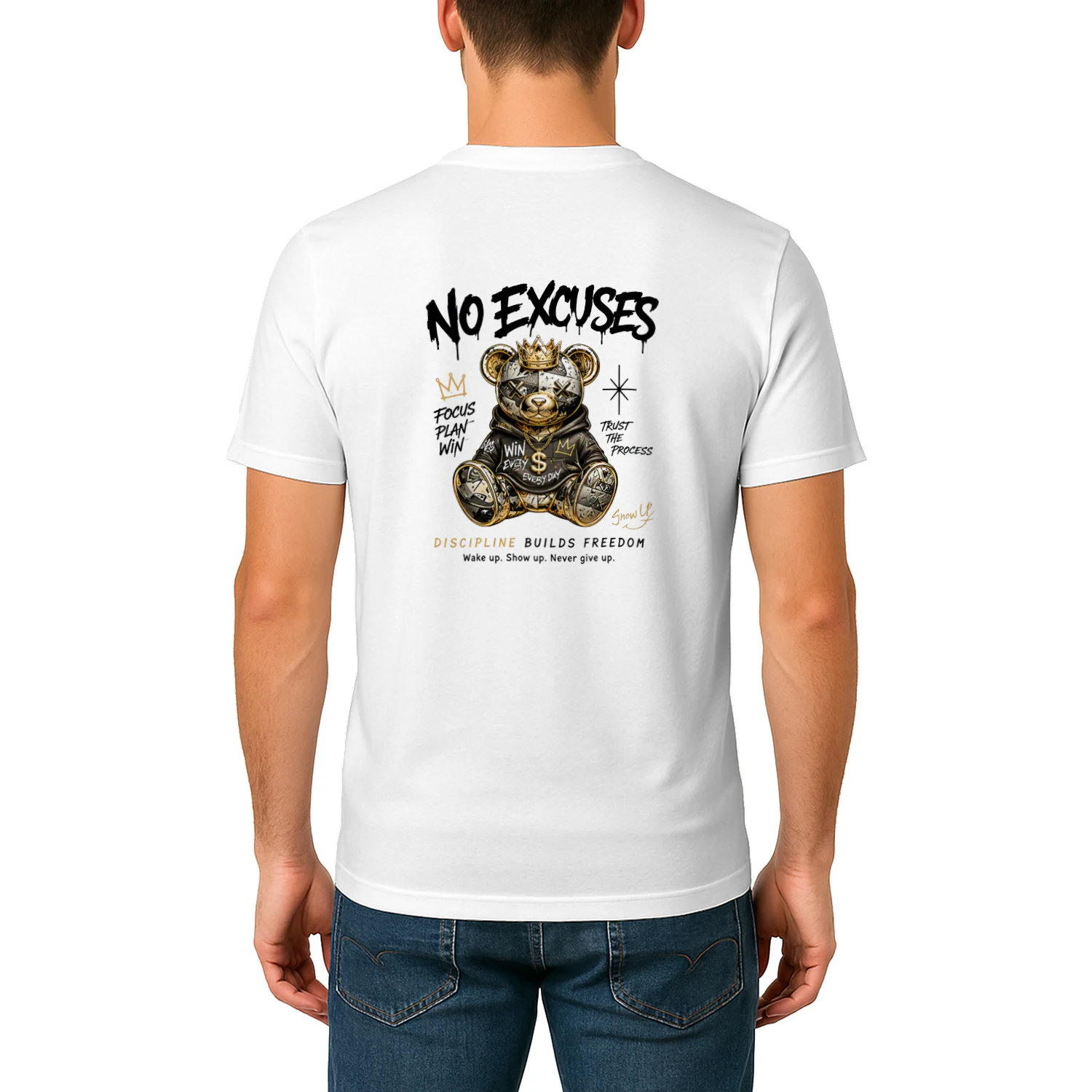 Crown Bear Streetwear T-Shirt