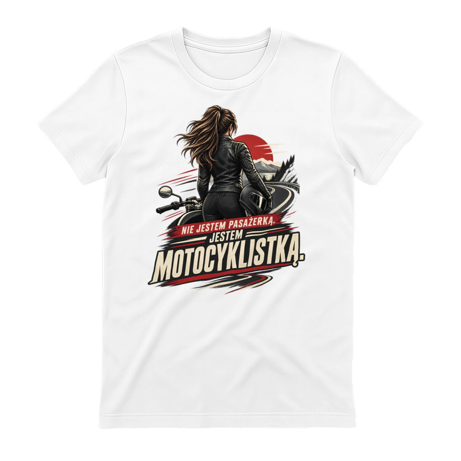 NIE JESTEM PASAŻERKĄ. JESTEM MOTOCYKLISTKĄ.