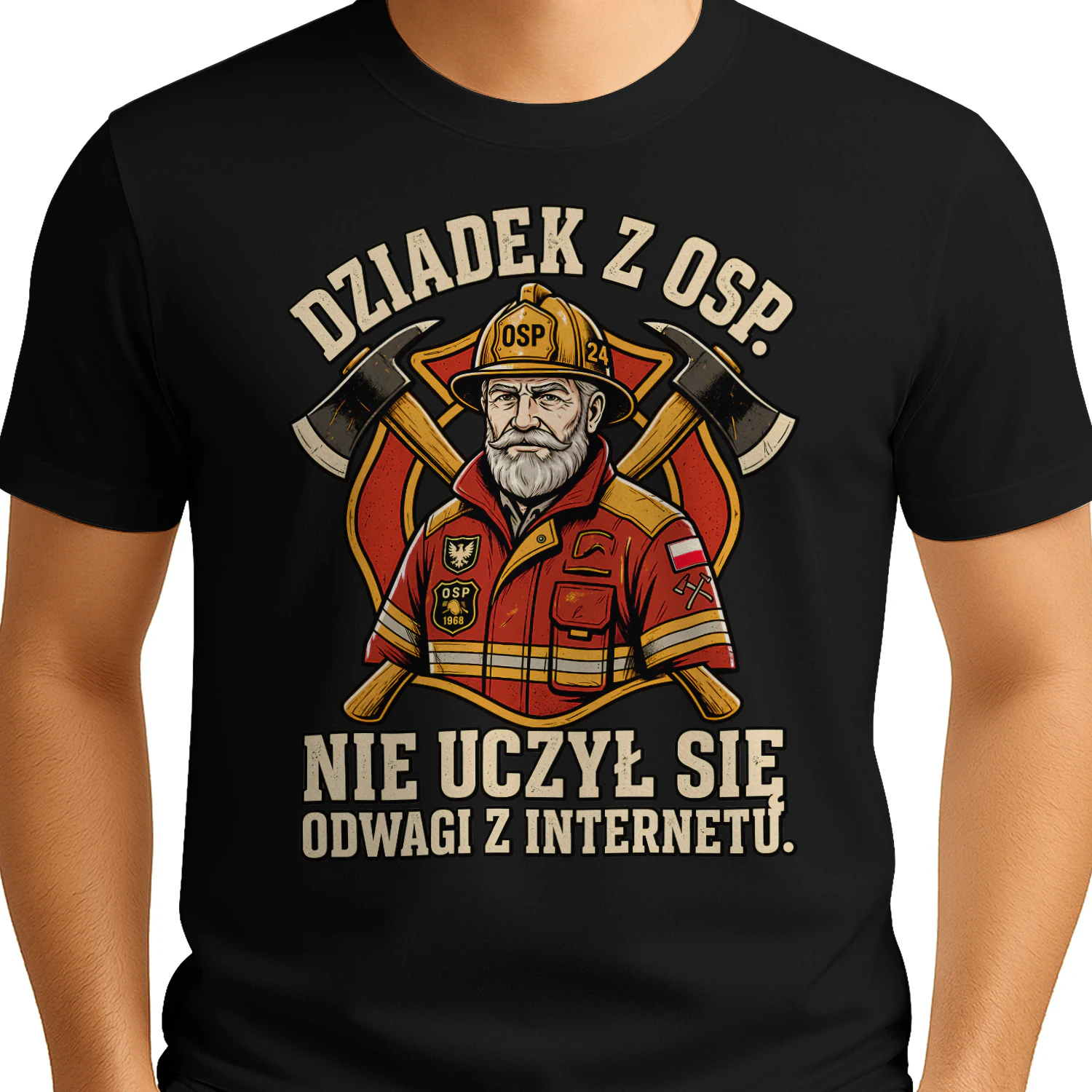 Edycja limitowana - DZIADek Z OSP. NIE UCZYŁ SIĘ ODWAGI Z INTERNETU.