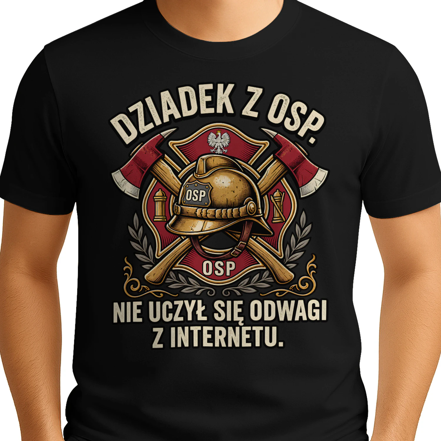 Edycja limitowana - DZIADek Z OSP. NIE UCZYŁ SIĘ ODWAGI Z INTERNETU.