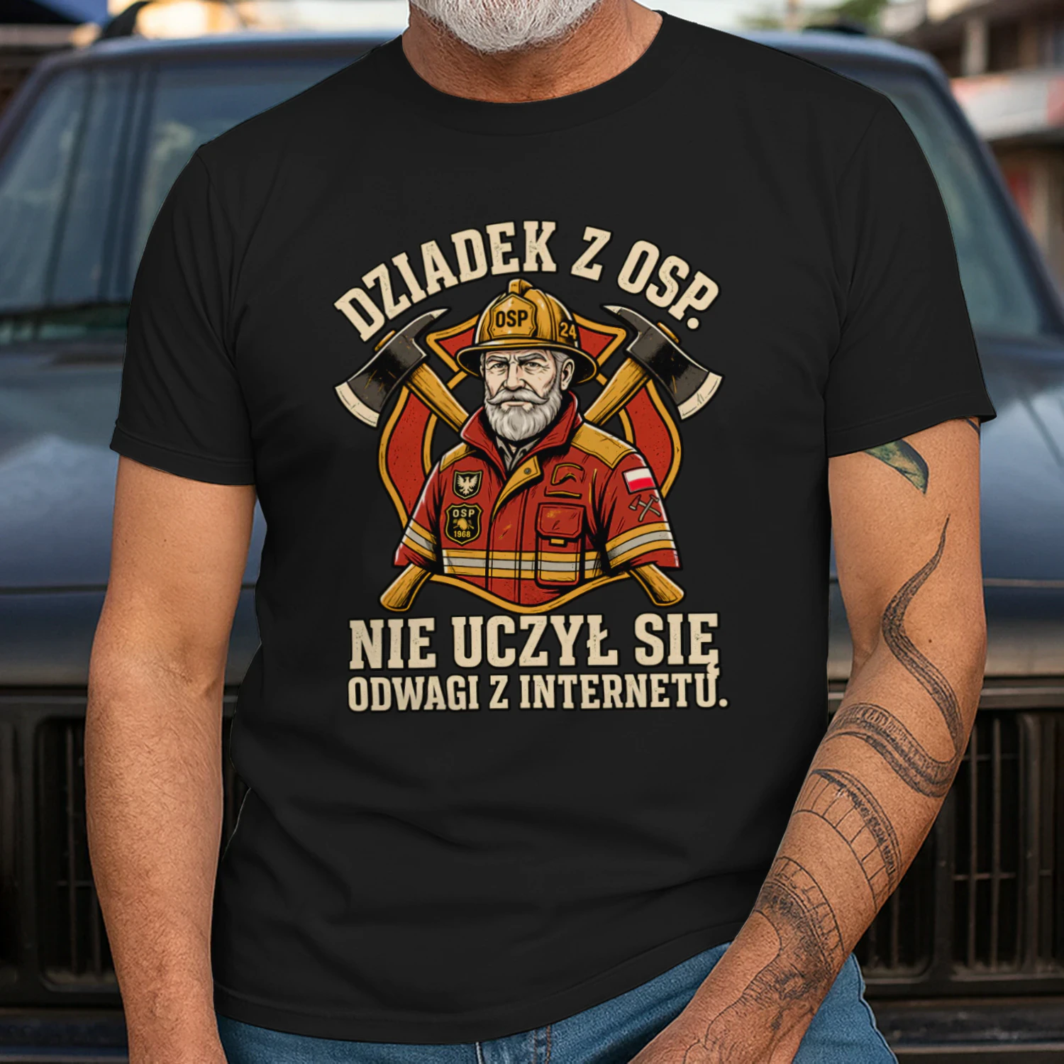 Edycja limitowana - DZIADek Z OSP. NIE UCZYŁ SIĘ ODWAGI Z INTERNETU.
