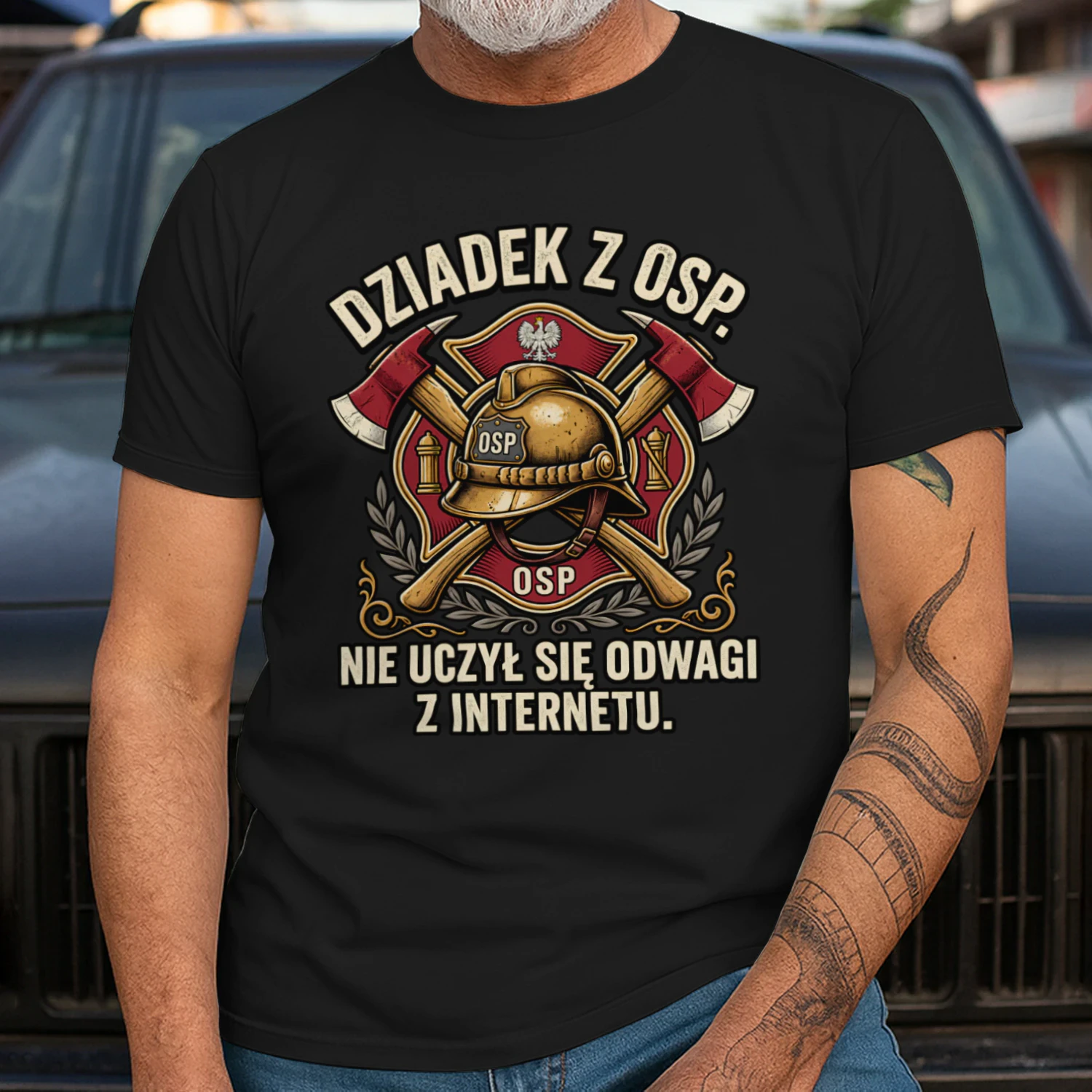 Edycja limitowana - DZIADek Z OSP. NIE UCZYŁ SIĘ ODWAGI Z INTERNETU.