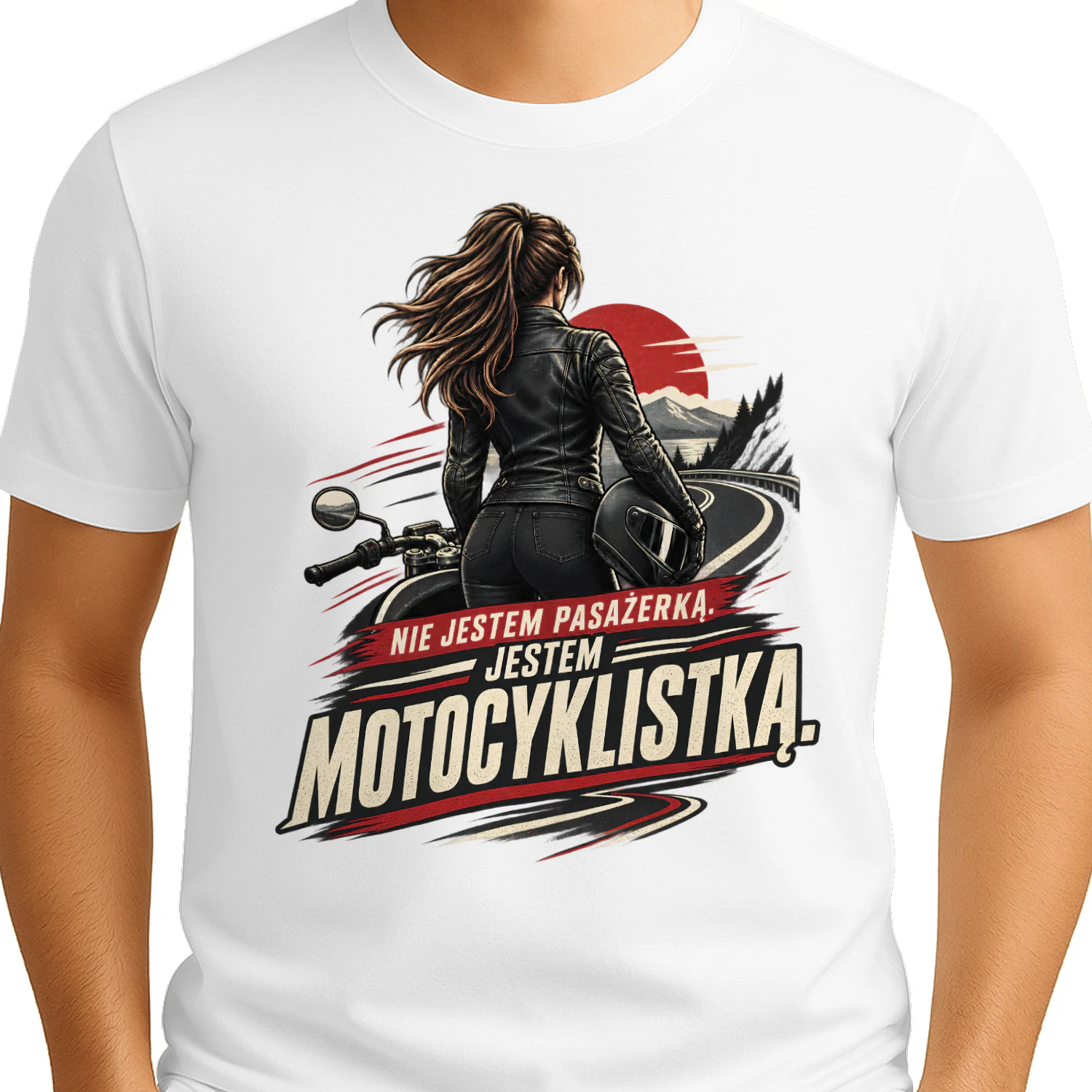 NIE JESTEM PASAŻERKĄ. JESTEM MOTOCYKLISTKĄ.