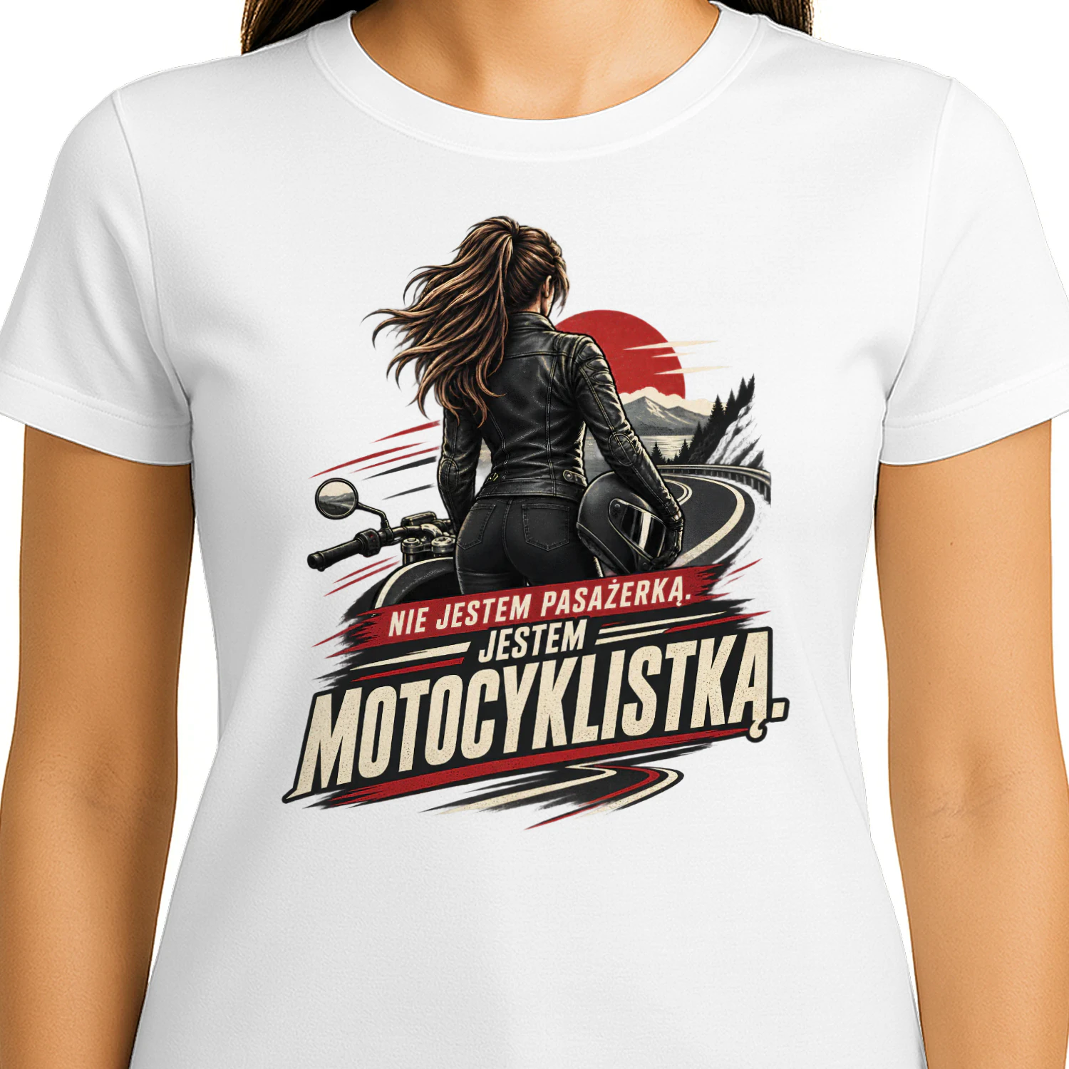 NIE JESTEM PASAŻERKĄ. JESTEM MOTOCYKLISTKĄ.